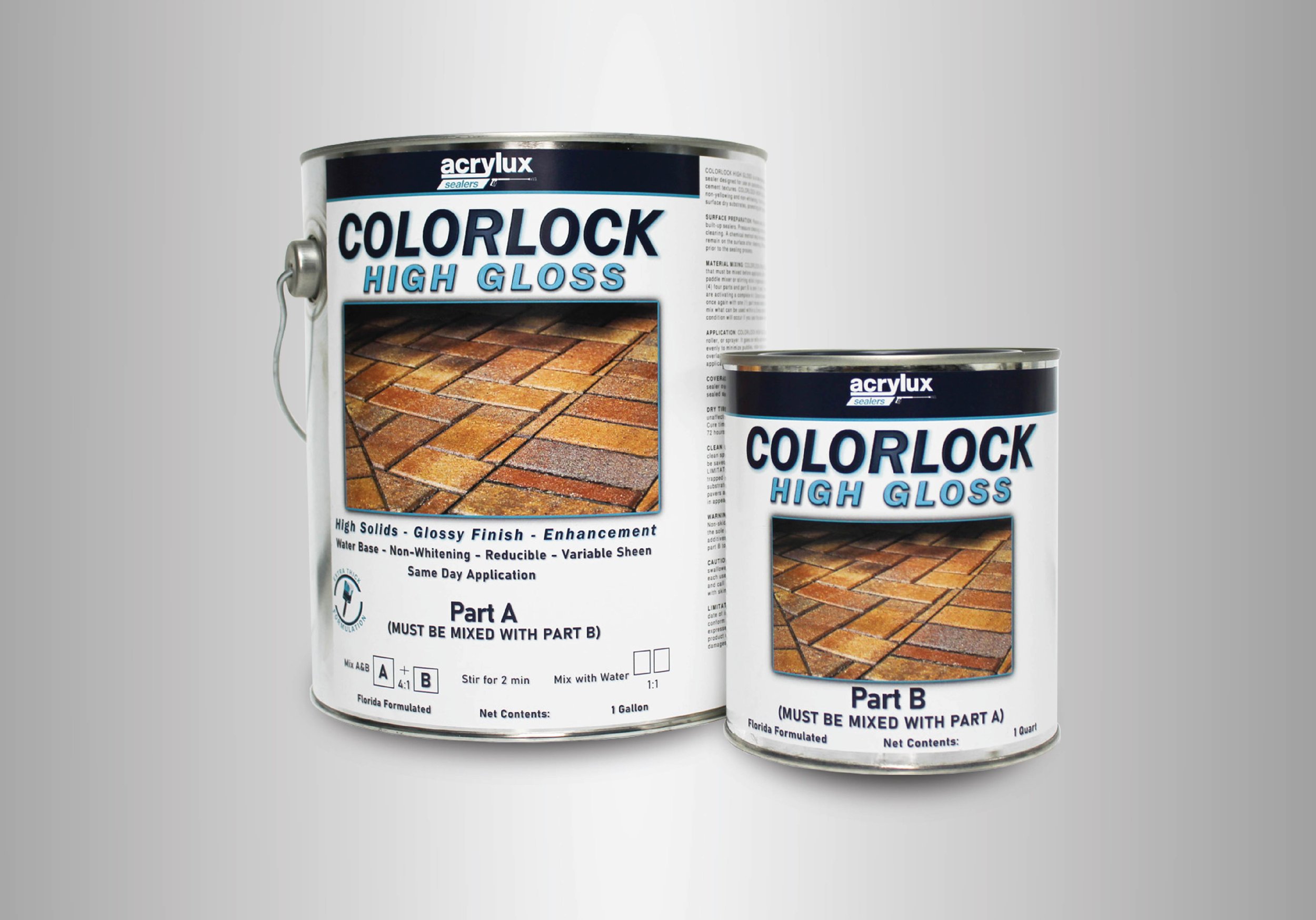 Colorlock Matte Two-Part Paver Sealer — Acrylux Paint