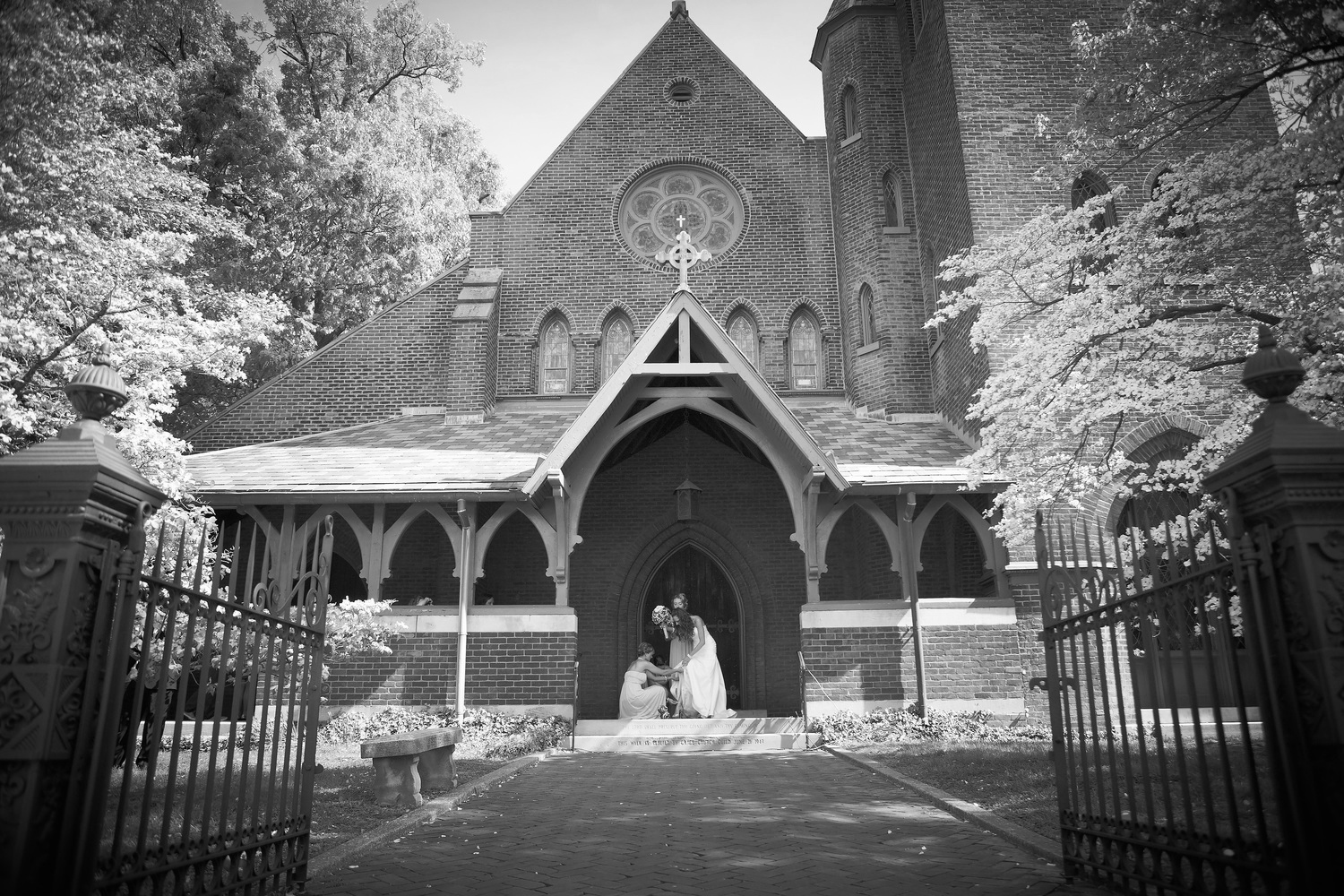 Shea Brittian & Charlie Graggs - Church Wedding Photography - P