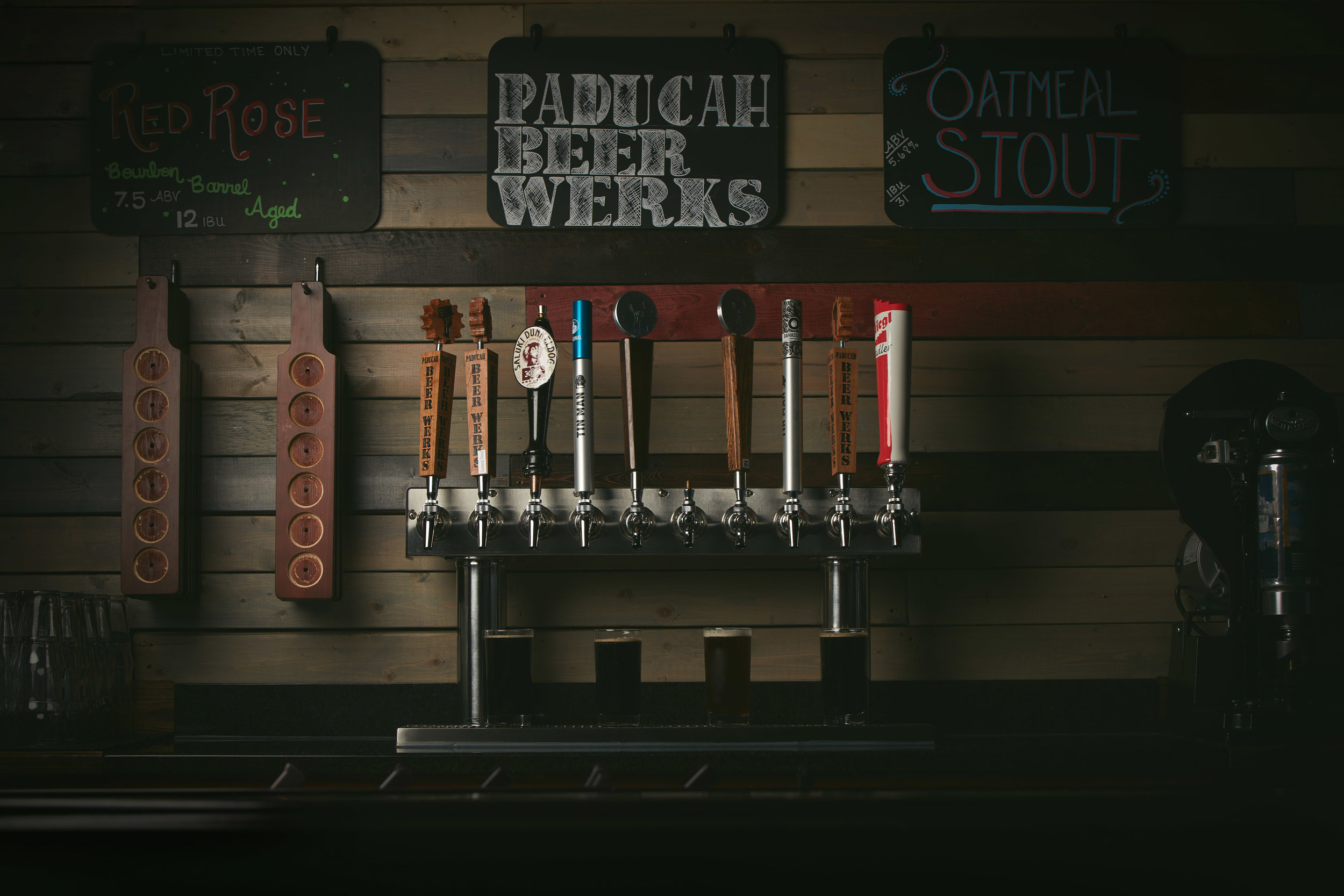Photo 4: Photograph of one the taps at Paducah Beer Werks.