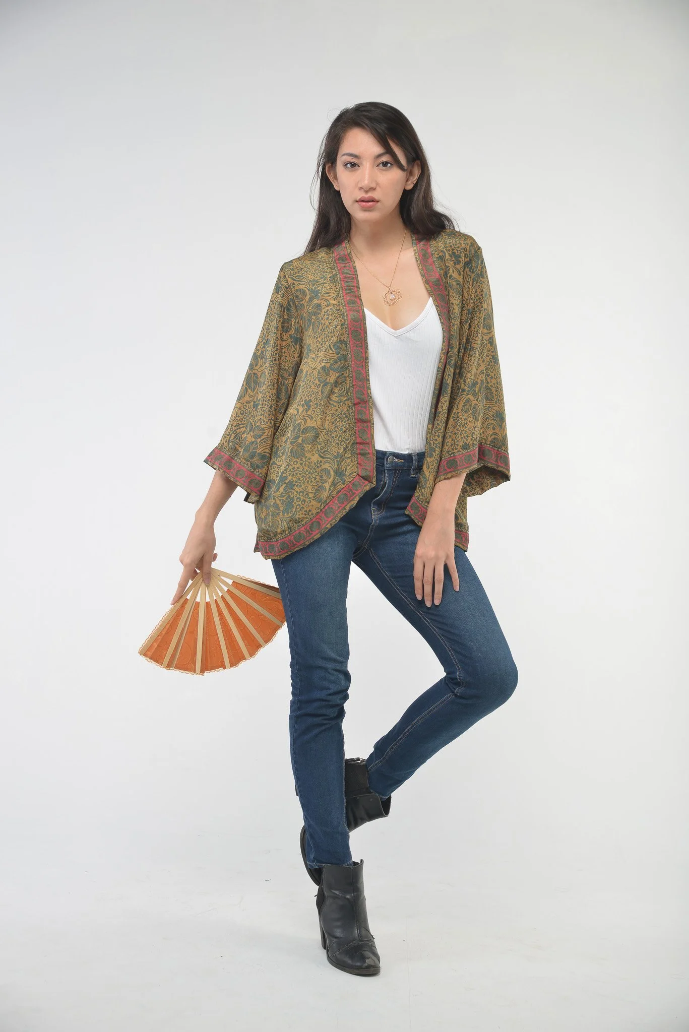 Reversible Kimono Short