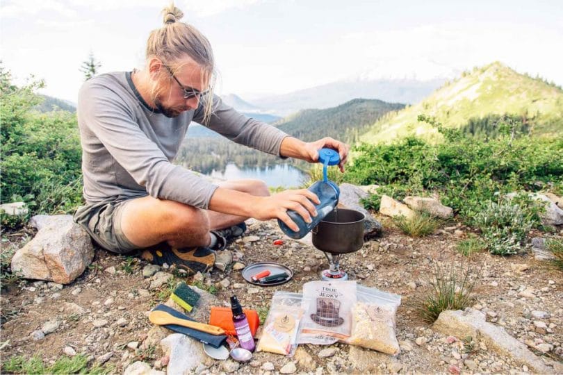 hiking cooking