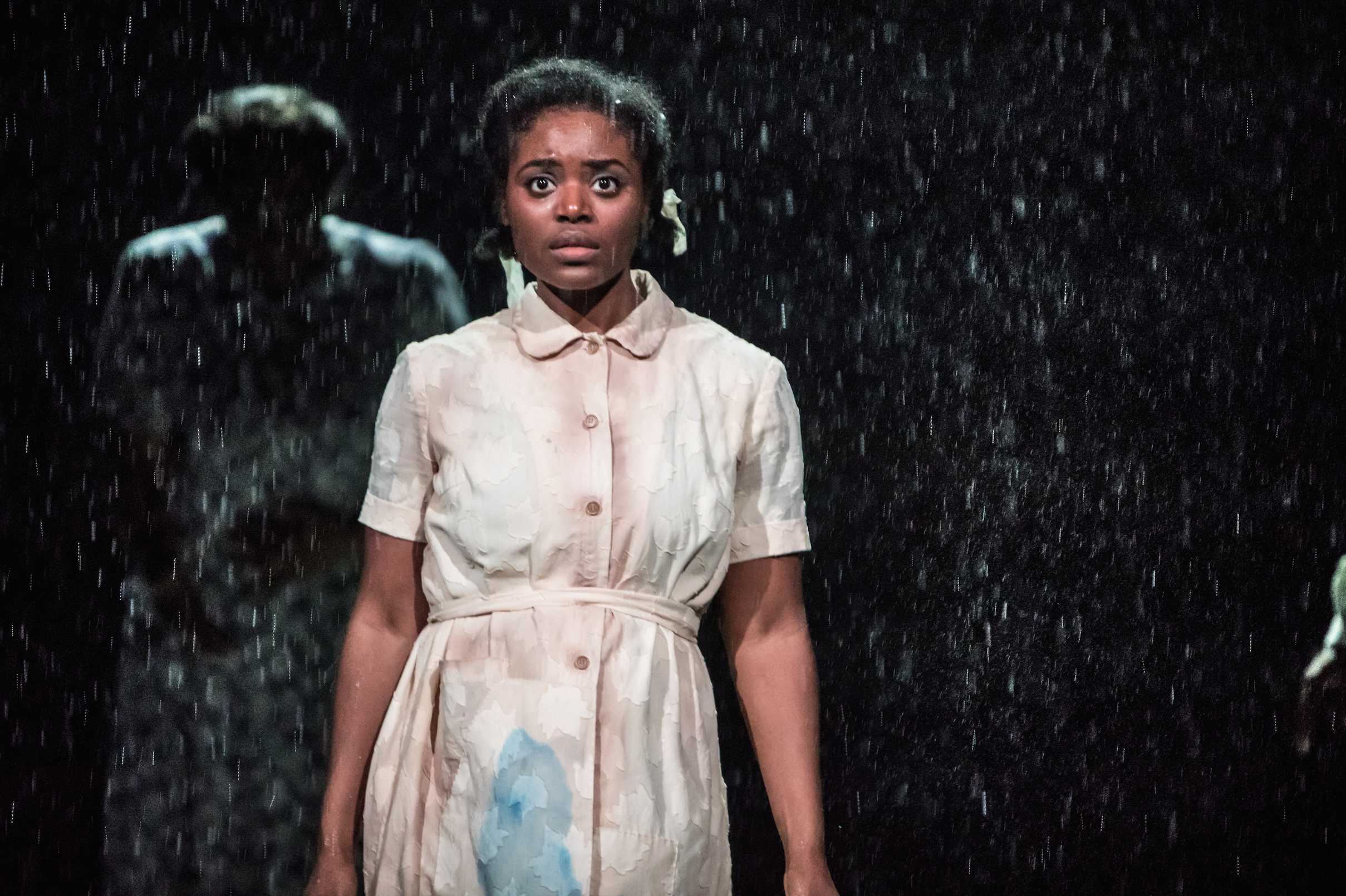THE BLUEST EYE written by: Toni Morrison adapted by: Lydia R. Diamond directed by: Lileana Blain-Cruz scenic design: Matt Saunders lighting design: Yi Zhao sound design: Scott W. Edwards composed by: Justin Hicks movement by: Leah Nelson photography: Dan Norman THE GUTHRIE THEATER: 2017
