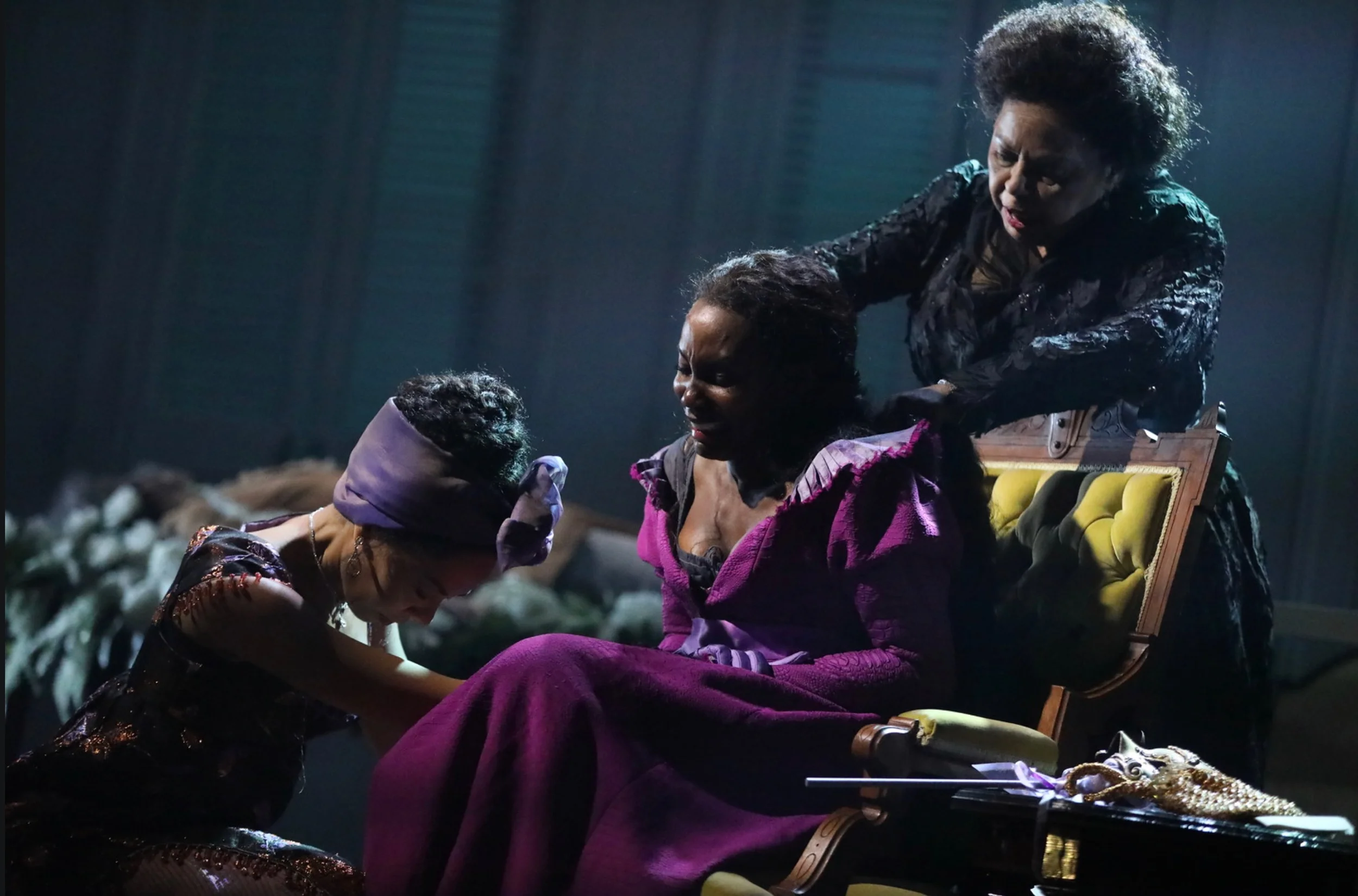 THE HOUSE THAT WILL NOT STAND by Marcus Gardleydirection: Lileana Blain-Cruzscenic: Adam Rigglighting: Yi Zhaosound design: Justin Ellingtonmovement: Raja Feather Kellyhair &amp; makeup design: Cookie Jordanphotography: Joan MarcusSam Norkin Special…