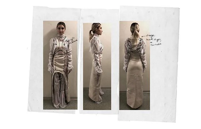 Look 6 muslin fitting