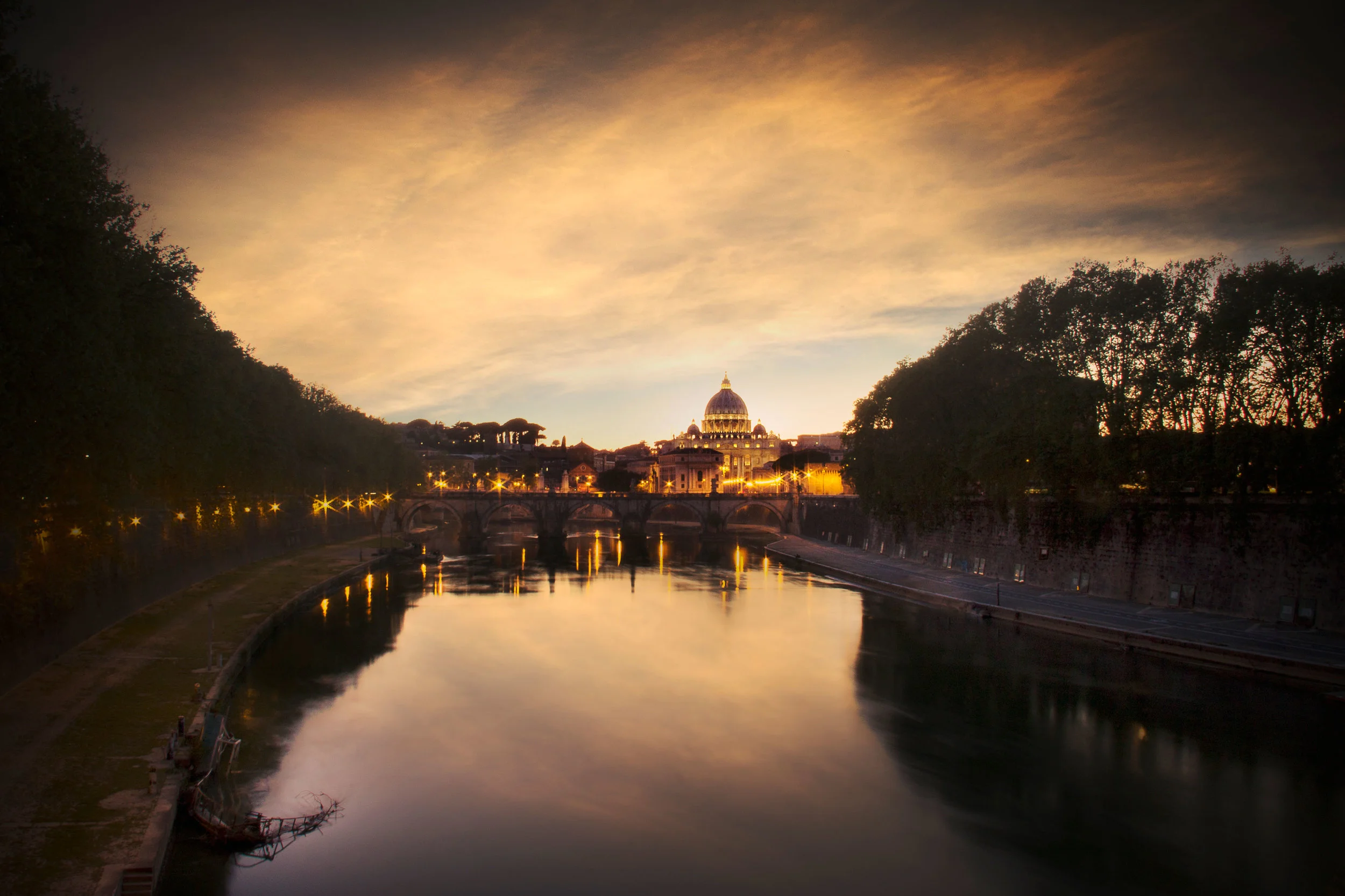 Tiber River - Long Exposure
