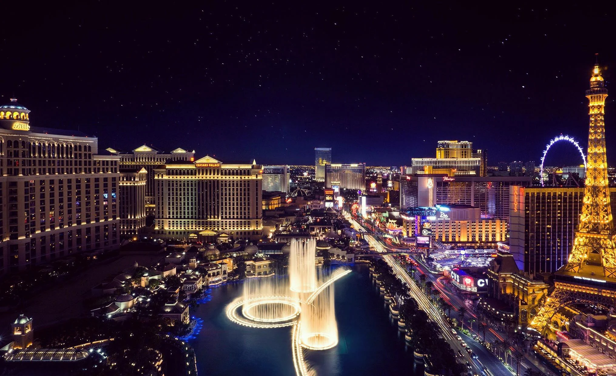 The Las Vegas Strip from The Cosmopolitan