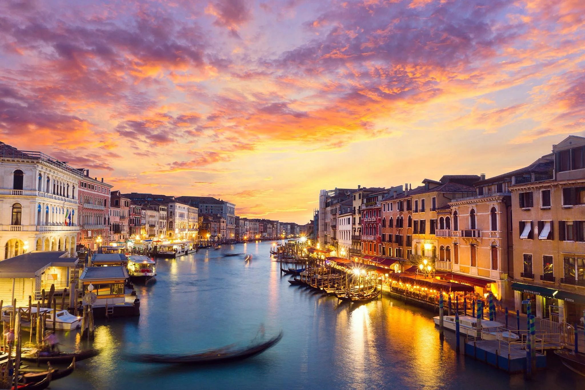 Sunset on The Grand Canal