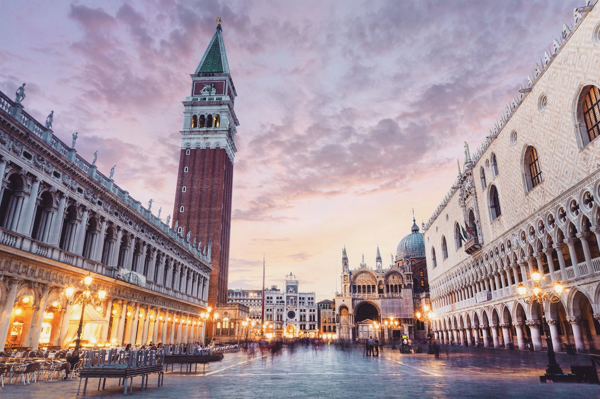 Sunset on St. Mark's Square