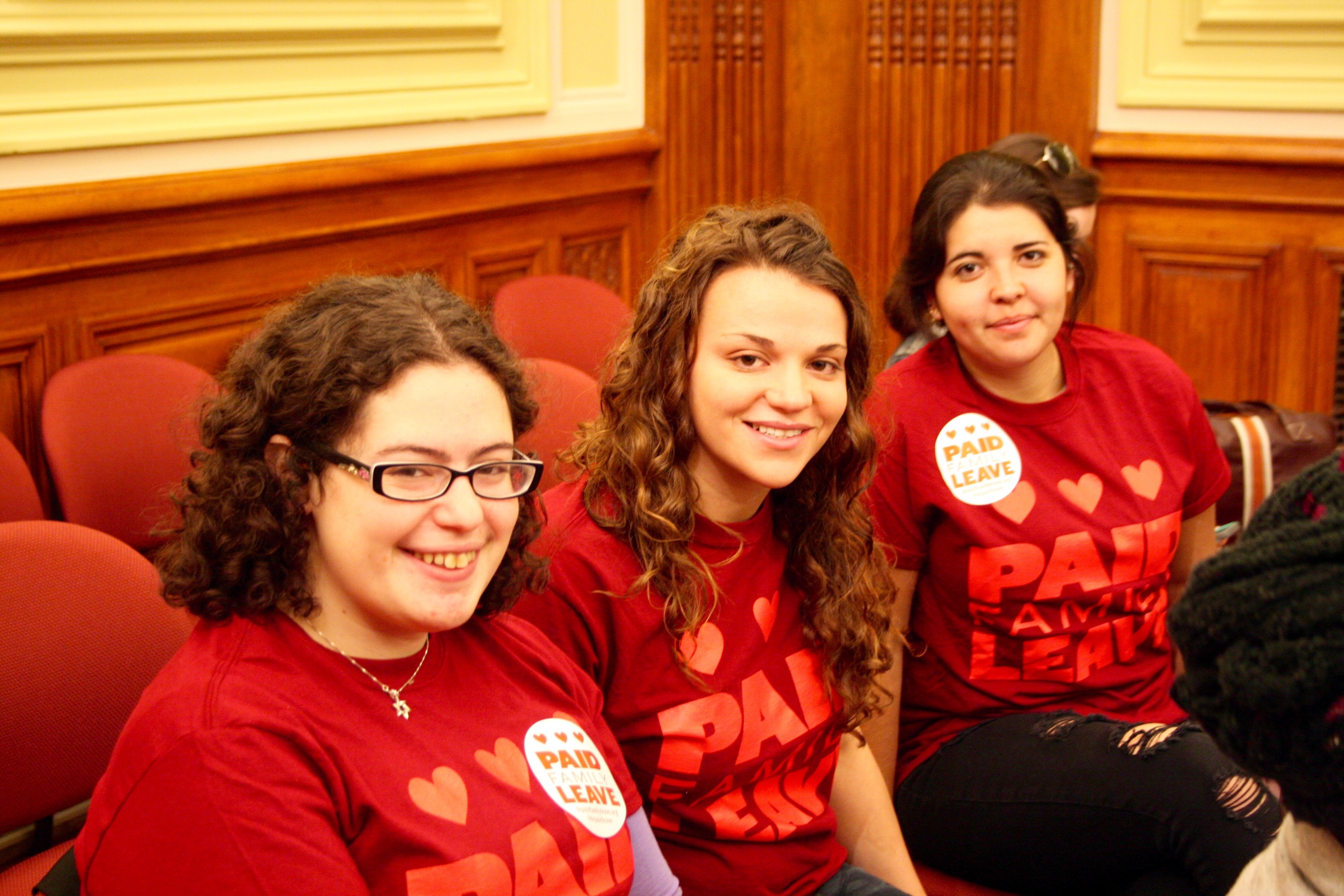   Stephanie Schneiderman, DCFPC; Melanie Kesner, JUFJ ;  Cynthia Ambriz, JCC Behrend Builders  