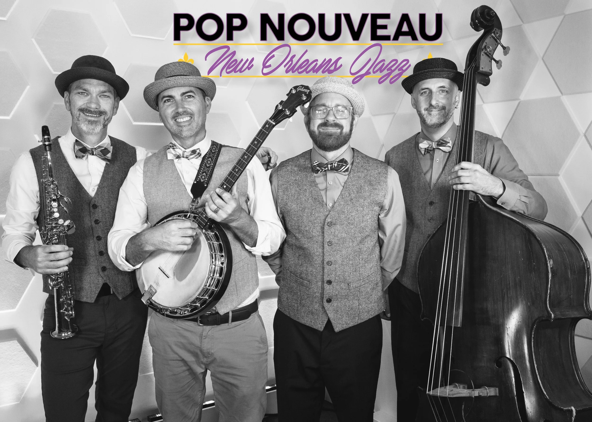 Pop Nouveau New Orleans Jazz Band after a gig in Orange County, CA