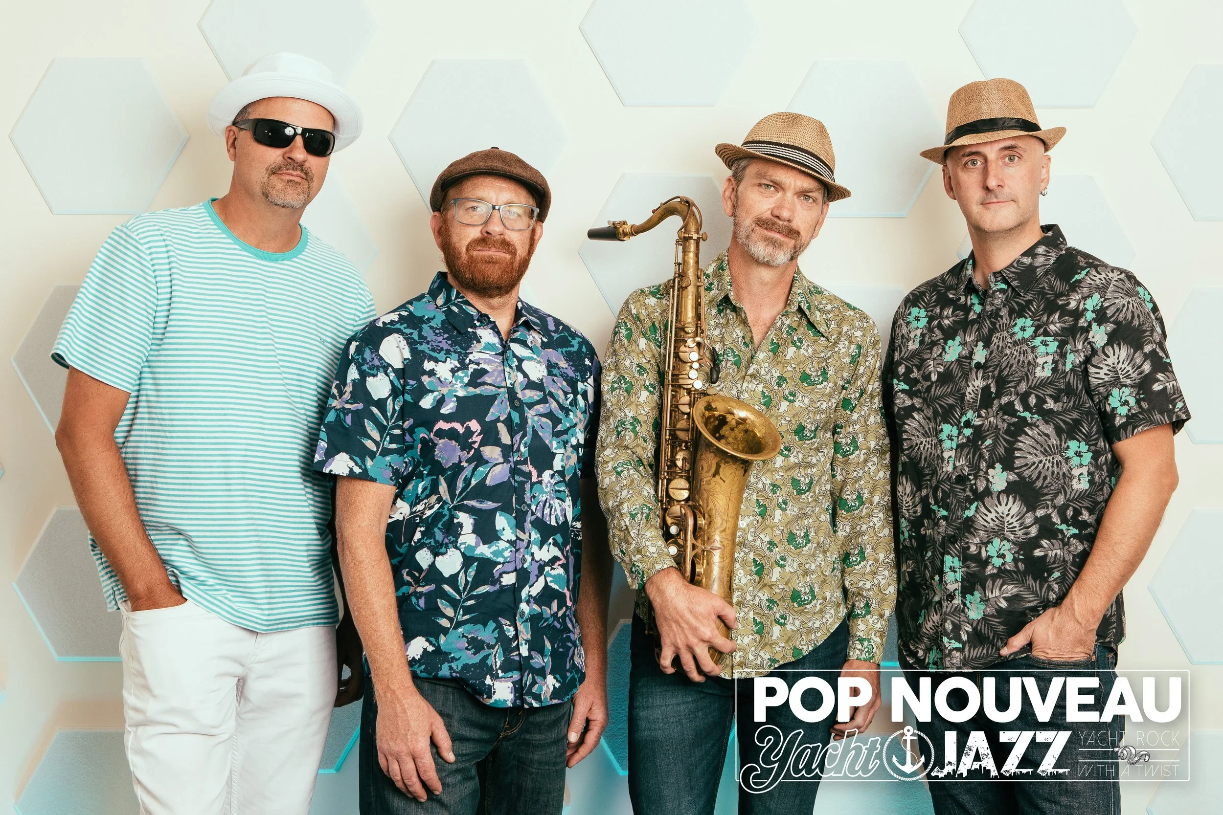 Pop Nouveau Yacht Rock Performing for a beach party at The Hotel Del Coronado