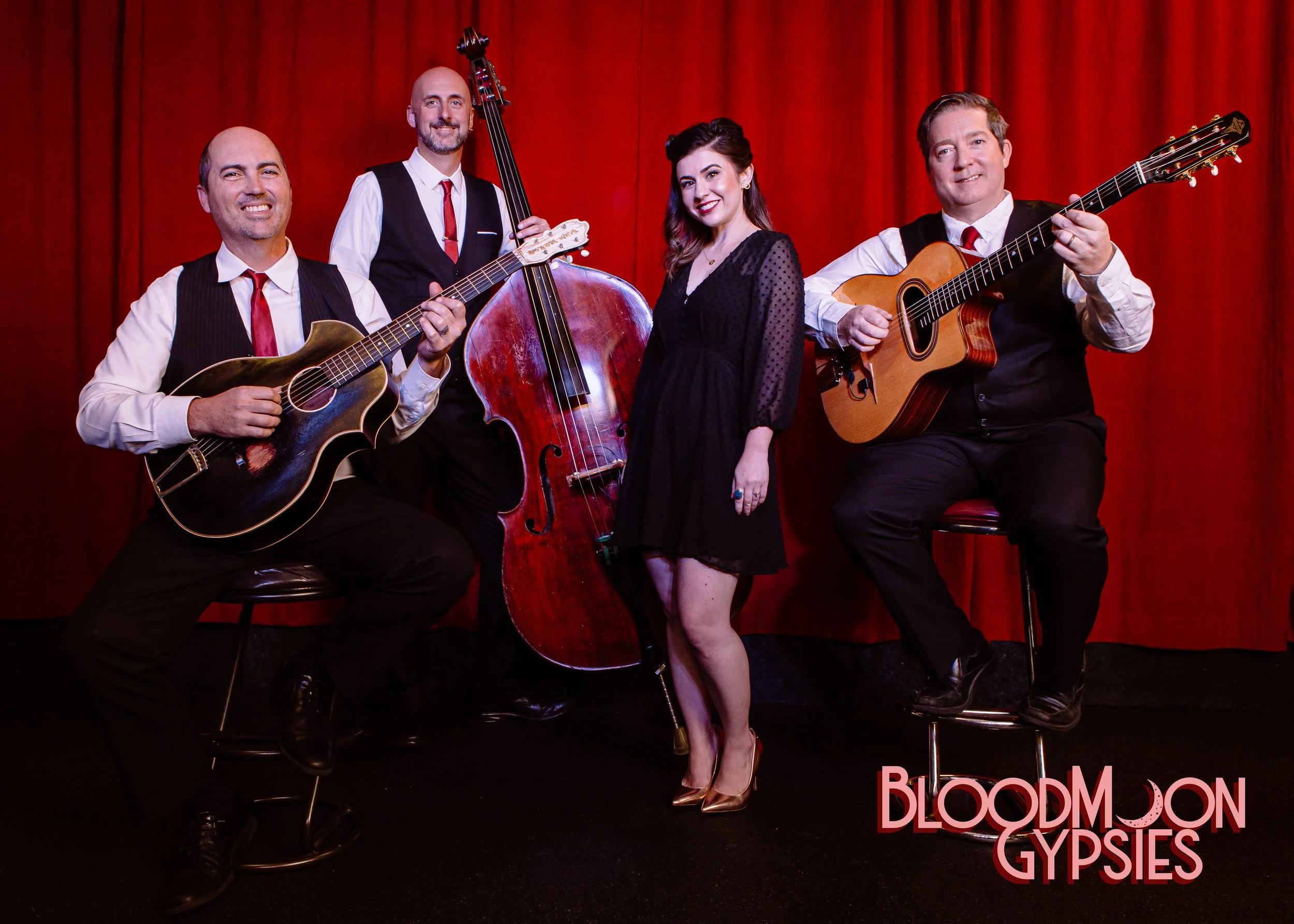 Blood Moon Gypsies after a performance at the Ritz Carleton