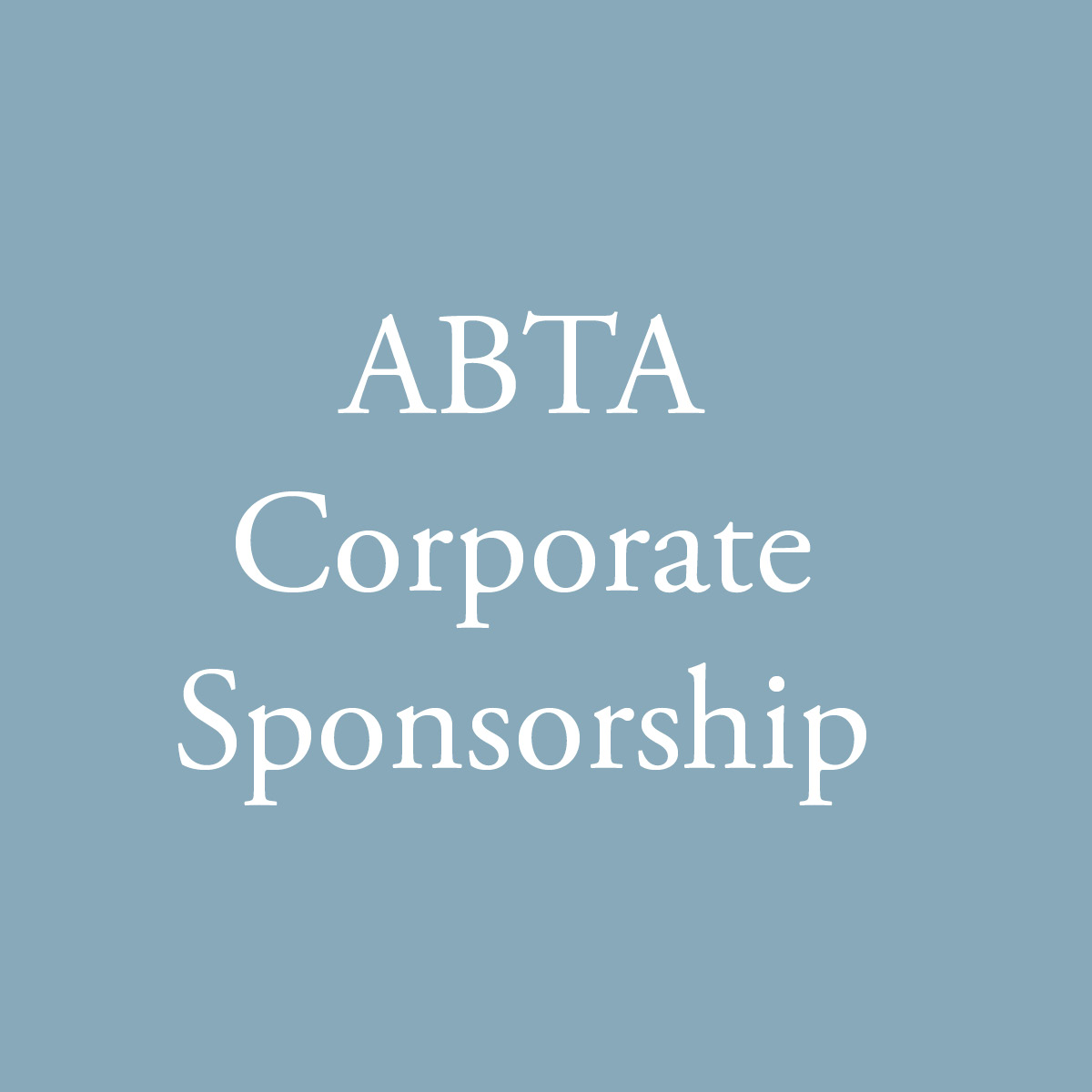 ABTA Corporate Sponsorship