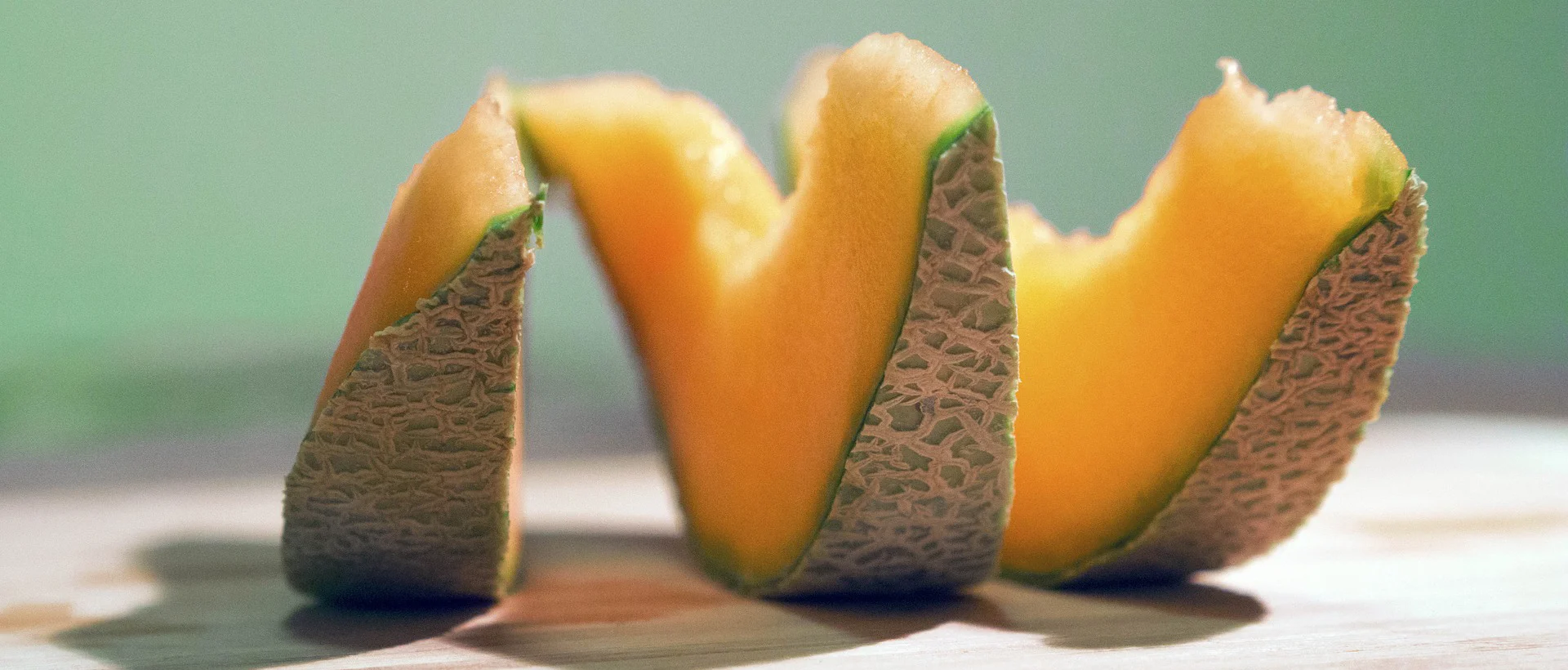 Sweet and fragrant cantaloupe melon is a sweet sign of summer.
