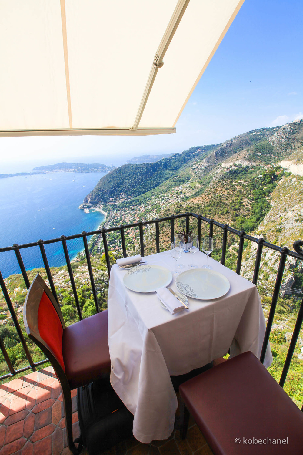 Lunch at Chateau Eza, a Michelin-starred restaurant in the French Riviera