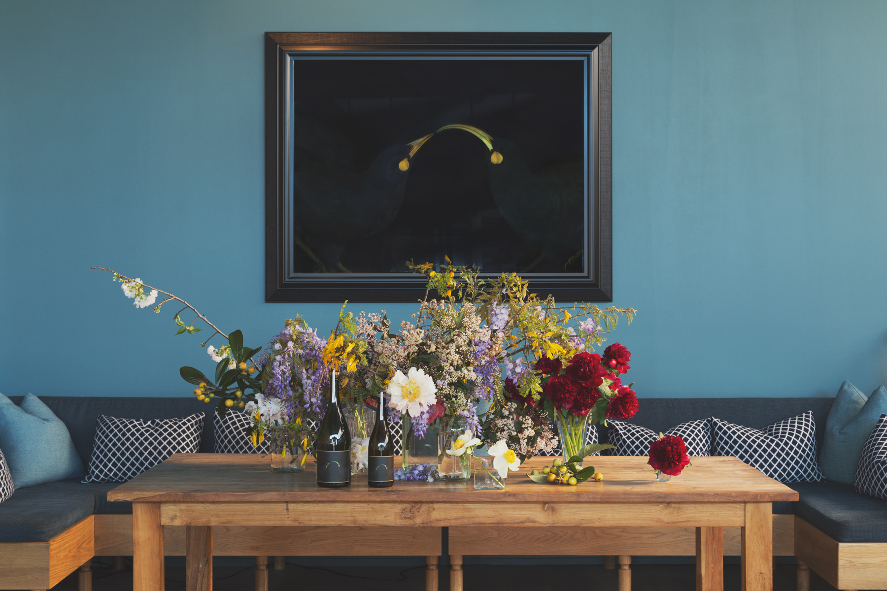Inseparable Huia by Fiona Pardington, hangs publicly for the first time at the Huia 20th. 