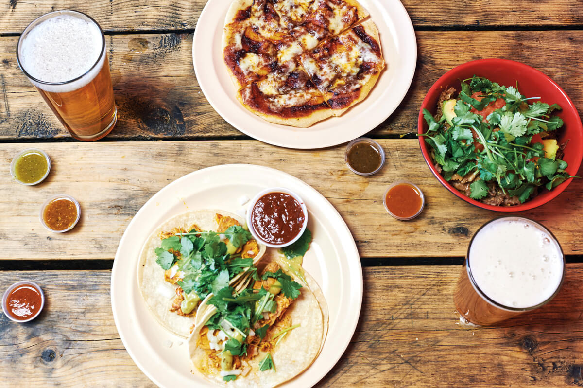 An enticing spread at The Mad Taco.