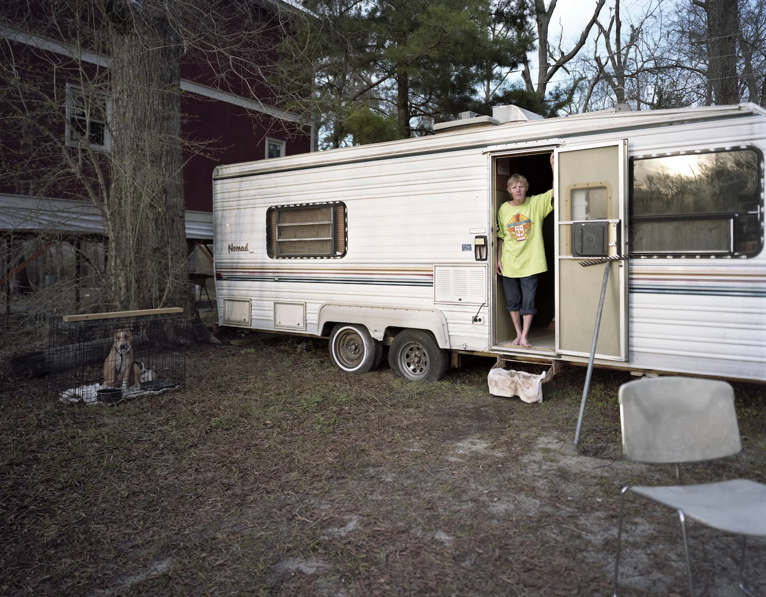 Dennis and his dog Bulloch County