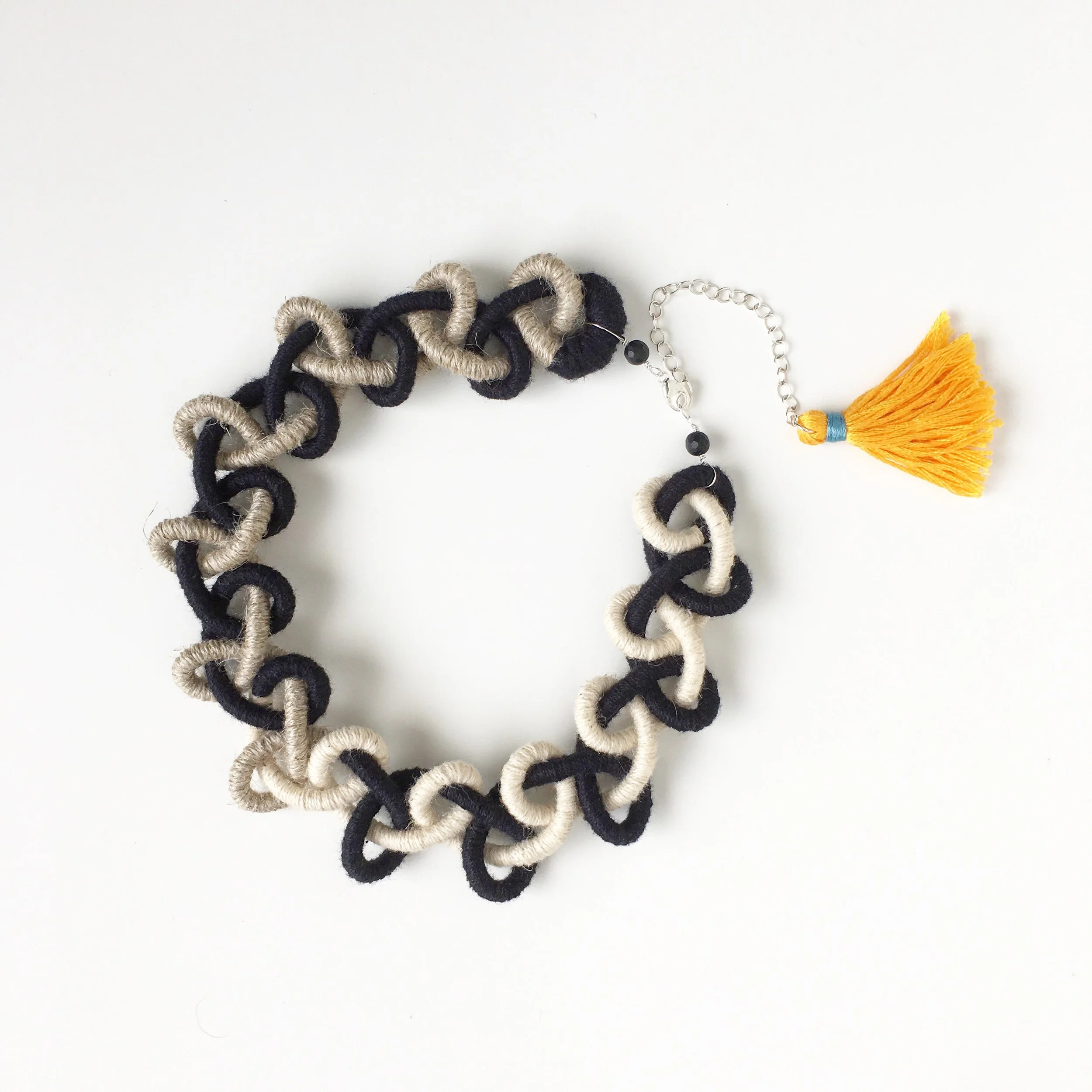 Unique Knotted Necklace by Sunfern Studio // SHOP @ sunfernstudio.com