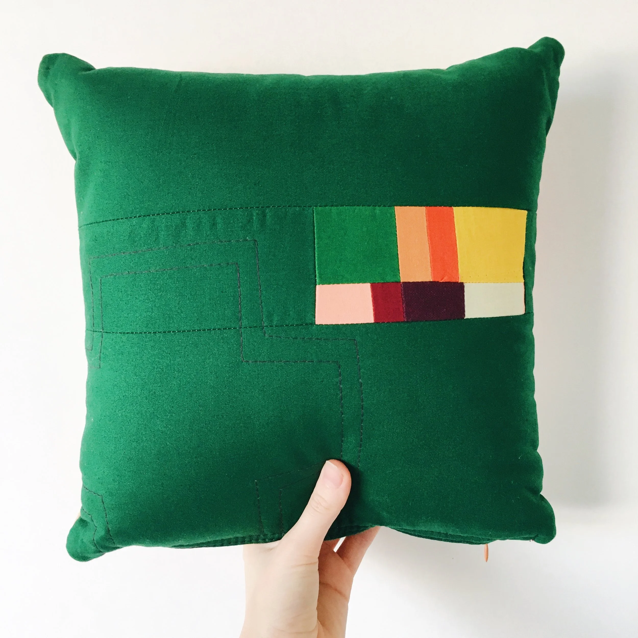 Quilted Pillow by Sunfern Studio // SHOP @ sunfernstudio.com