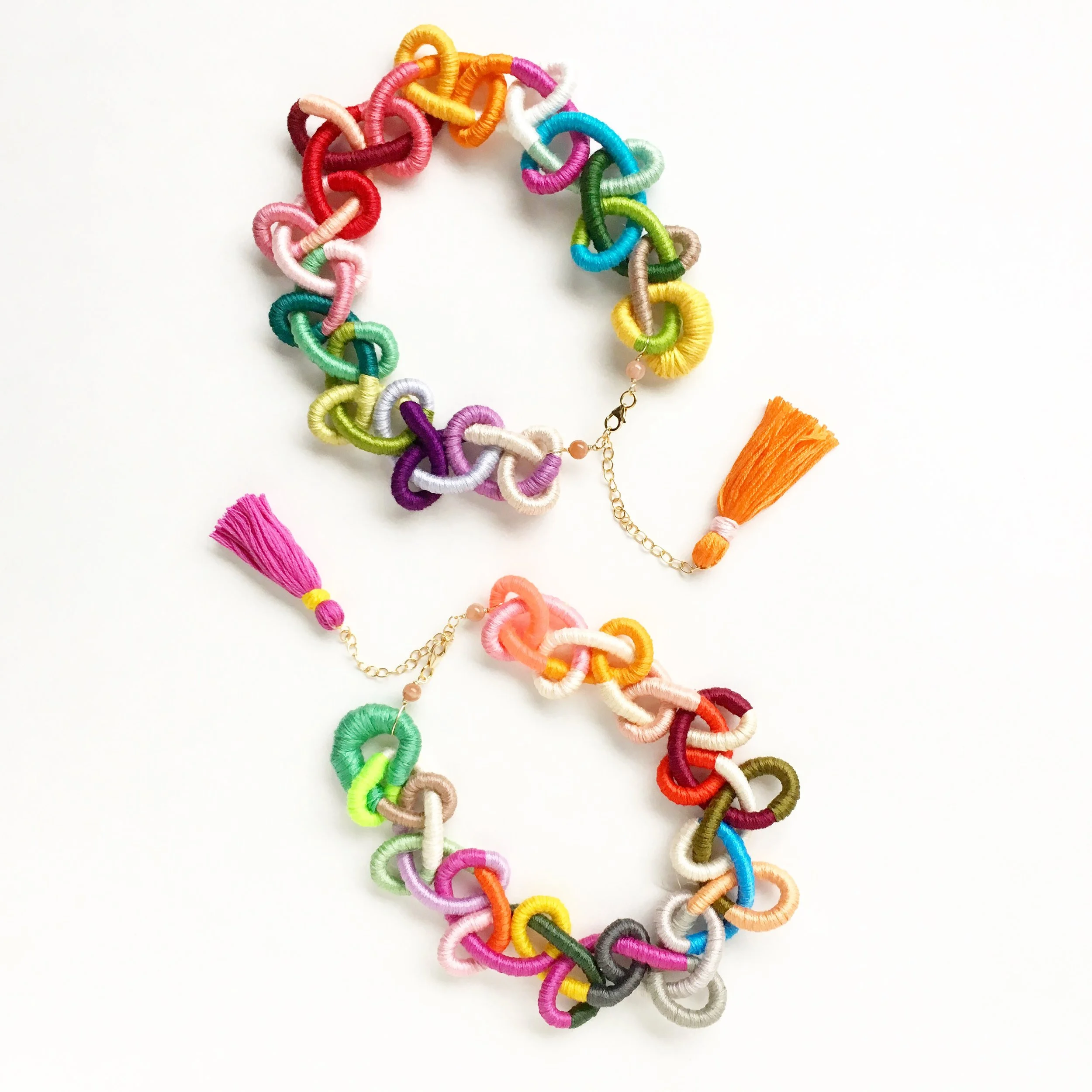 Unique Knotted Necklace by Sunfern Studio // SHOP @ sunfernstudio.com