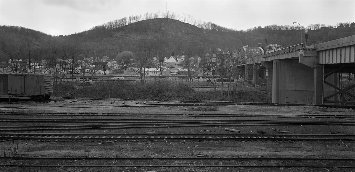 East Conemaugh was situated across from the Franklin Works of Cambria Iron, later Bethlehem Steel. The mills are gone and the rail yards empty, the Main Line of the Pennsylvania Railroad still enters town on the far side of the Conemaugh River, the final resting place of engineer John Hess who used his locomotive whistle to warn the townspeople of the impending destruction of the great flood of 1889. 