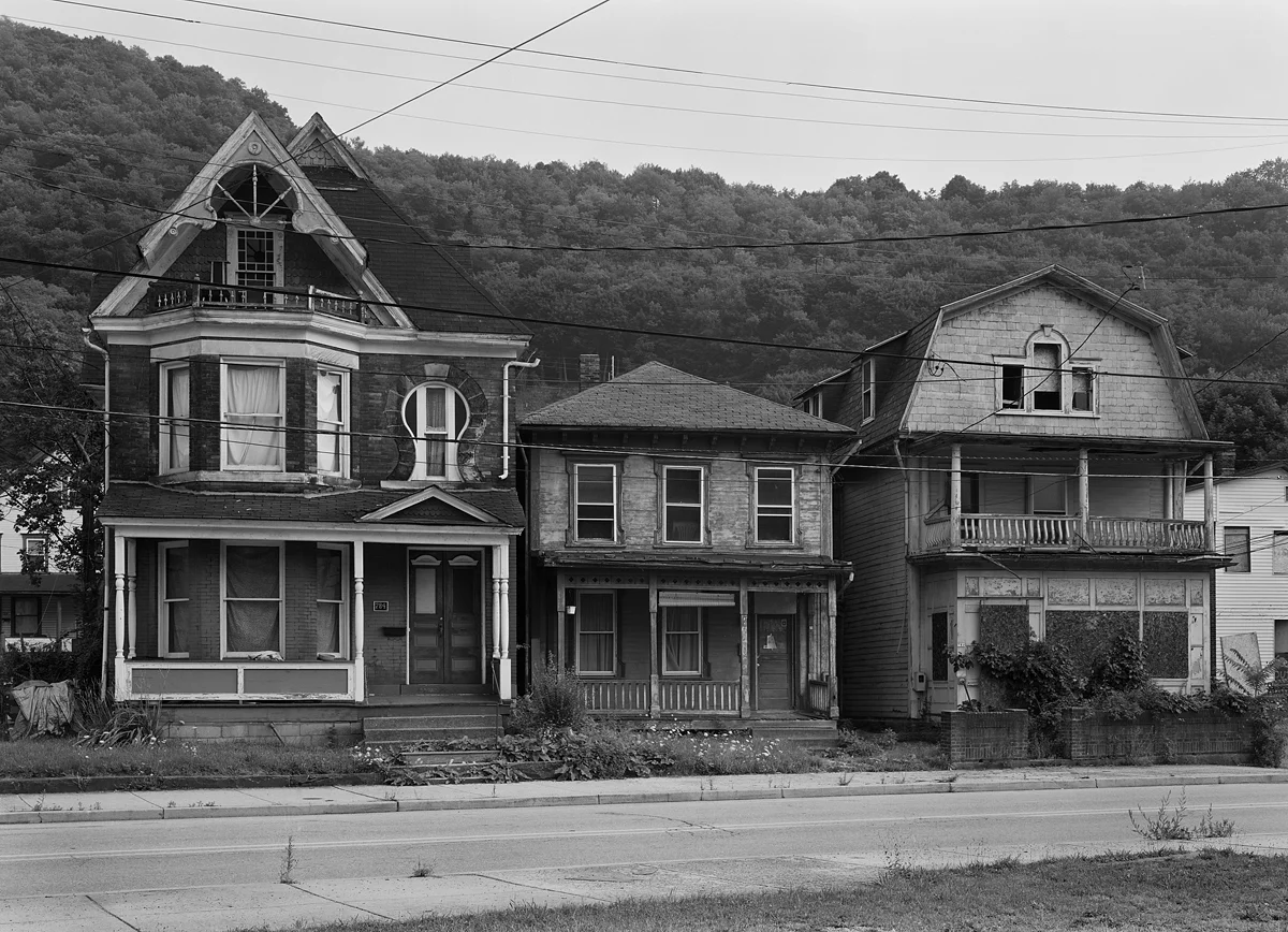 Three very unique houses along Railroad Street in the Conemaugh Section of Johnstown.