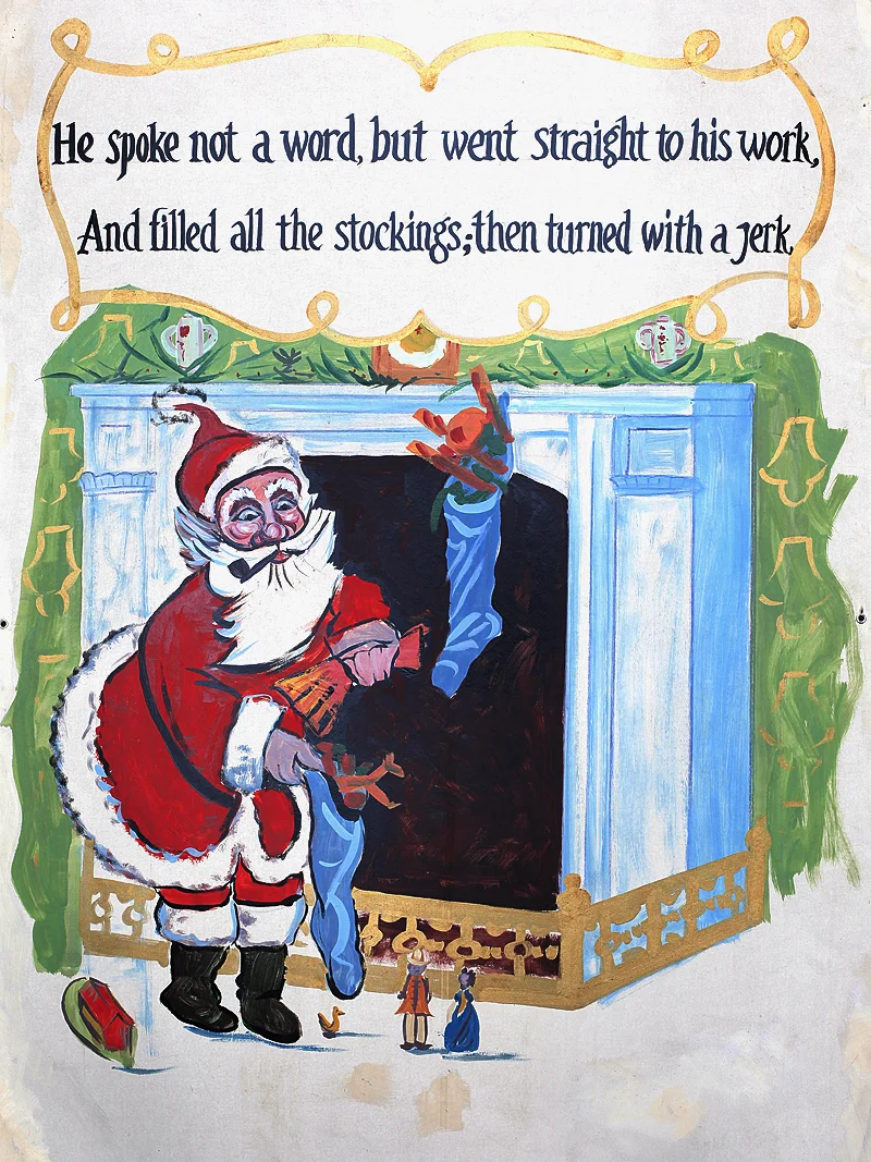 Painting by former PRR employee William W. Seigford, Jr., circa 1953. Photo reproduction by Michael Froio