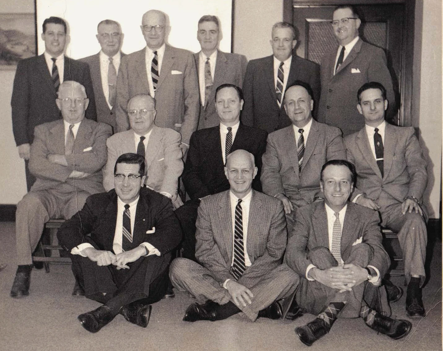 David St. John Greer, pictured here in the center of the middle row (dark suit) was a devoted Pennsylvania Railroad employee who purchased the Gutekunst album after the ill fated merger of the PRR and rival New York Central in 1968. After being in their possession for over 45 years the Greer family decided to donate the album to the Library Company of Philadelphia where it will join a sizable collection of Gutekunst's work along side the William H. Rau commissions for the PRR. Image courtesy of the Greer Family. 