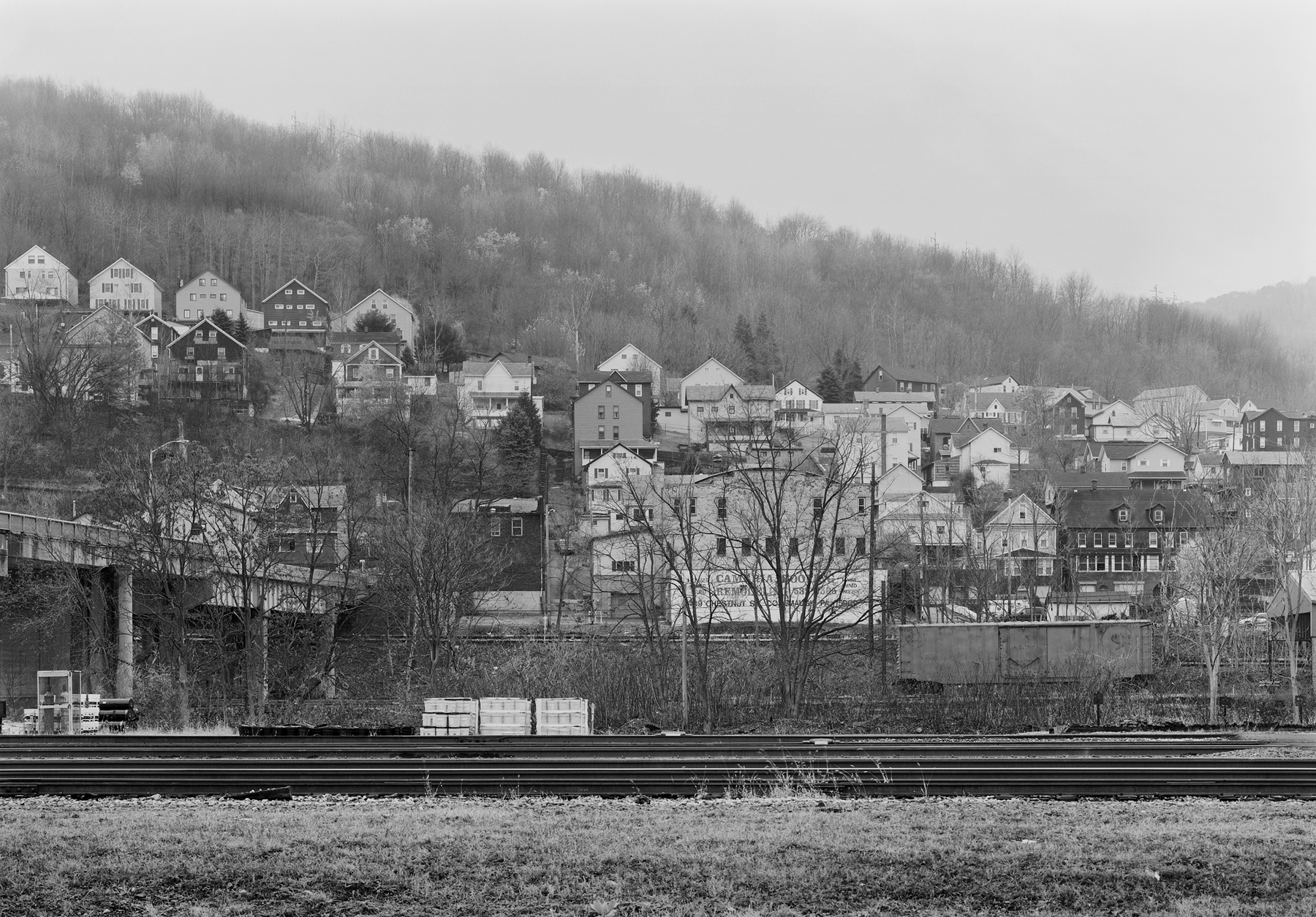 From the Main Line is a project that draws on many personal interests and is intended to be a long term investment creatively. Franklin Boro and Main Line, View from East Conemaugh, Pennsylvania.