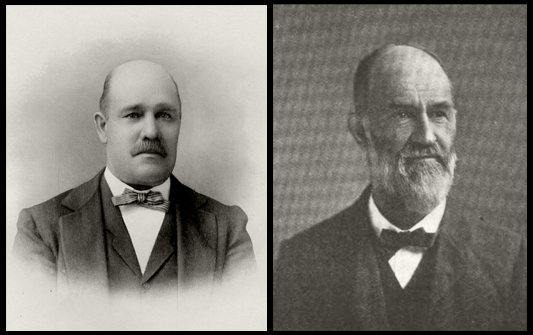 L. Patricius McManus, Railroad Contractor. R. William H. Brown, Chief Engineer of the Pennsylvania Railroad. 