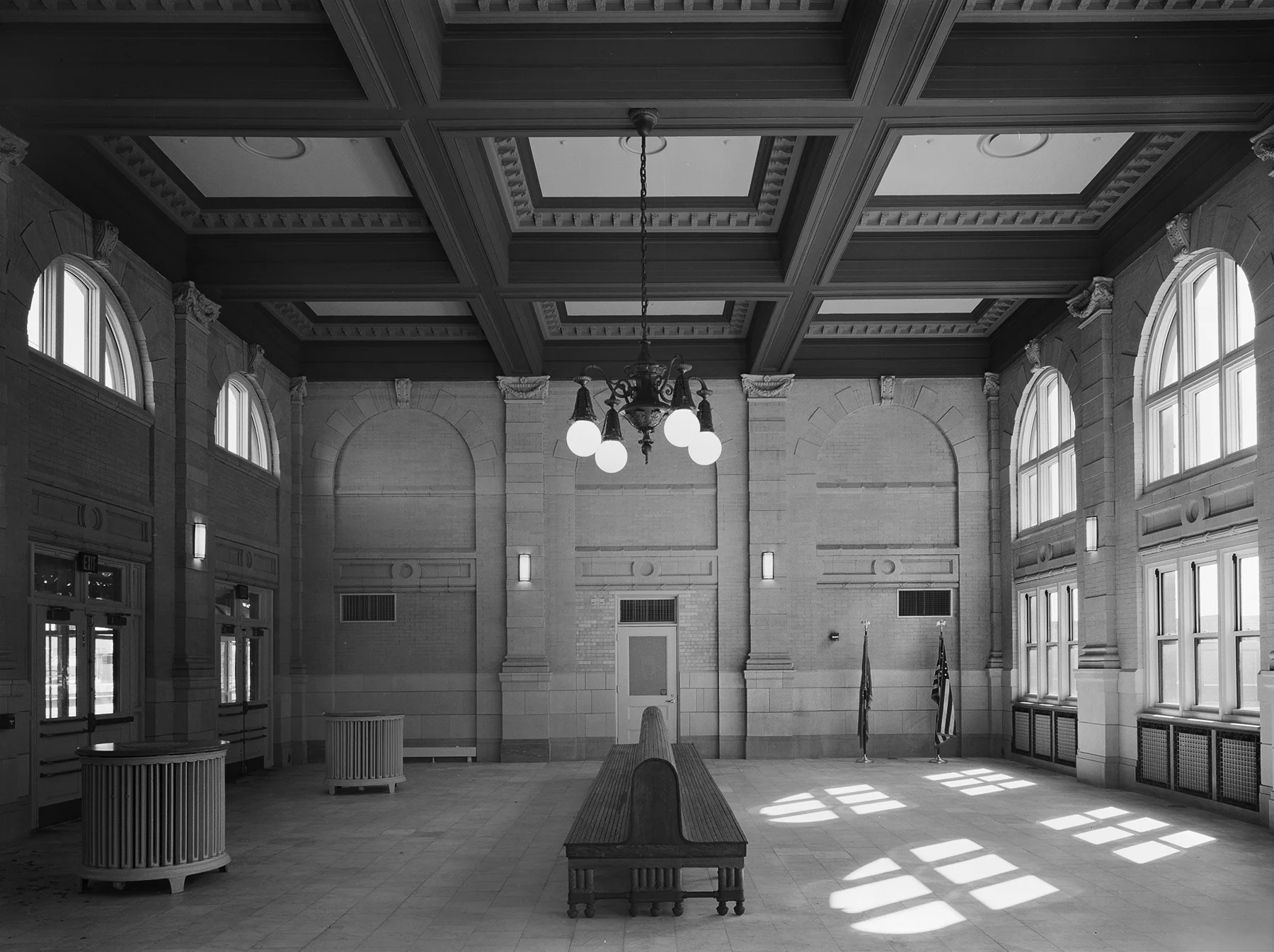 Northbound Waiting Room, Pennsylvania Station, Wilmington, Delaware. 