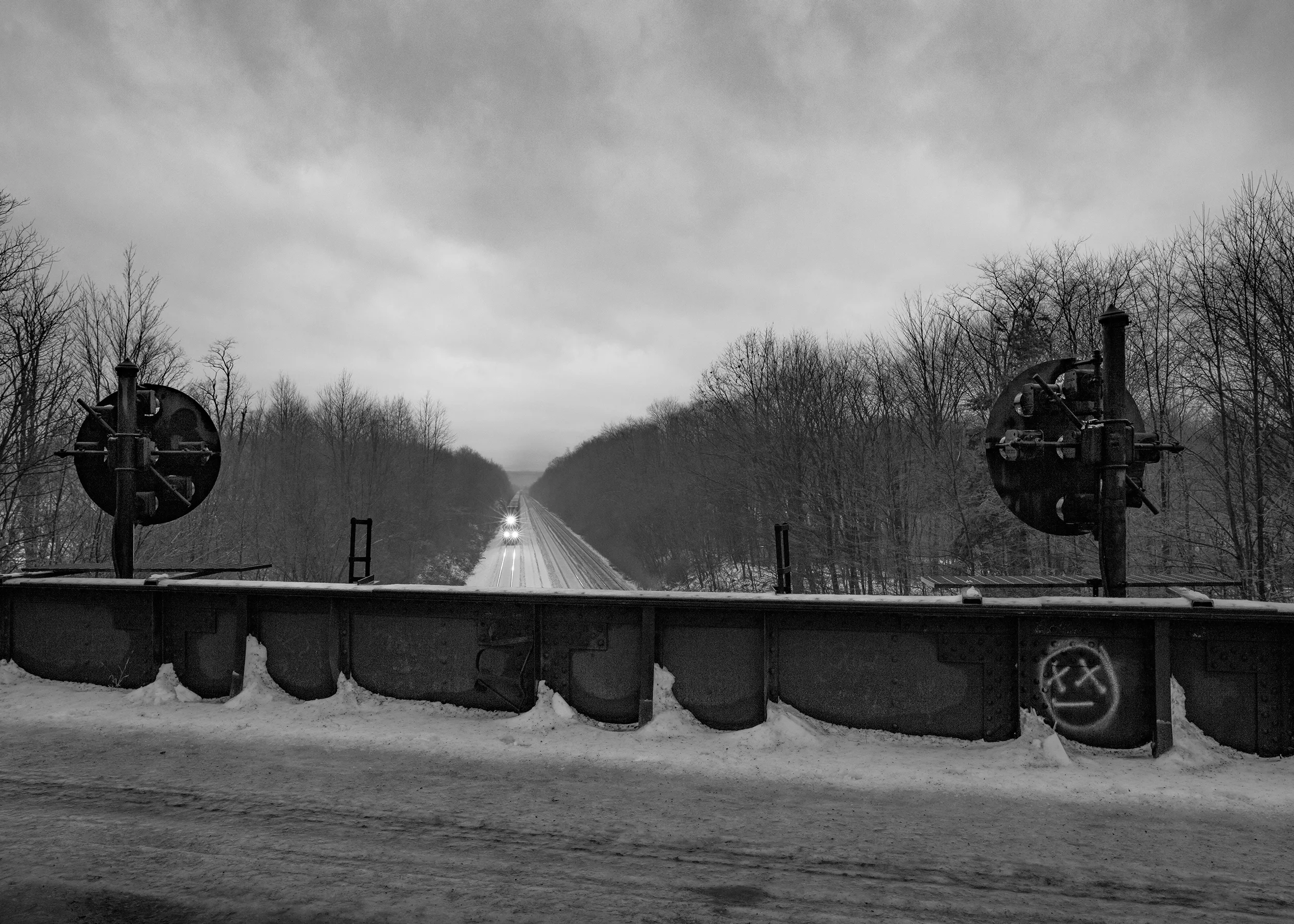 1. Eastbound train on the Allegheny Grade, Portage, Pennsylvania.