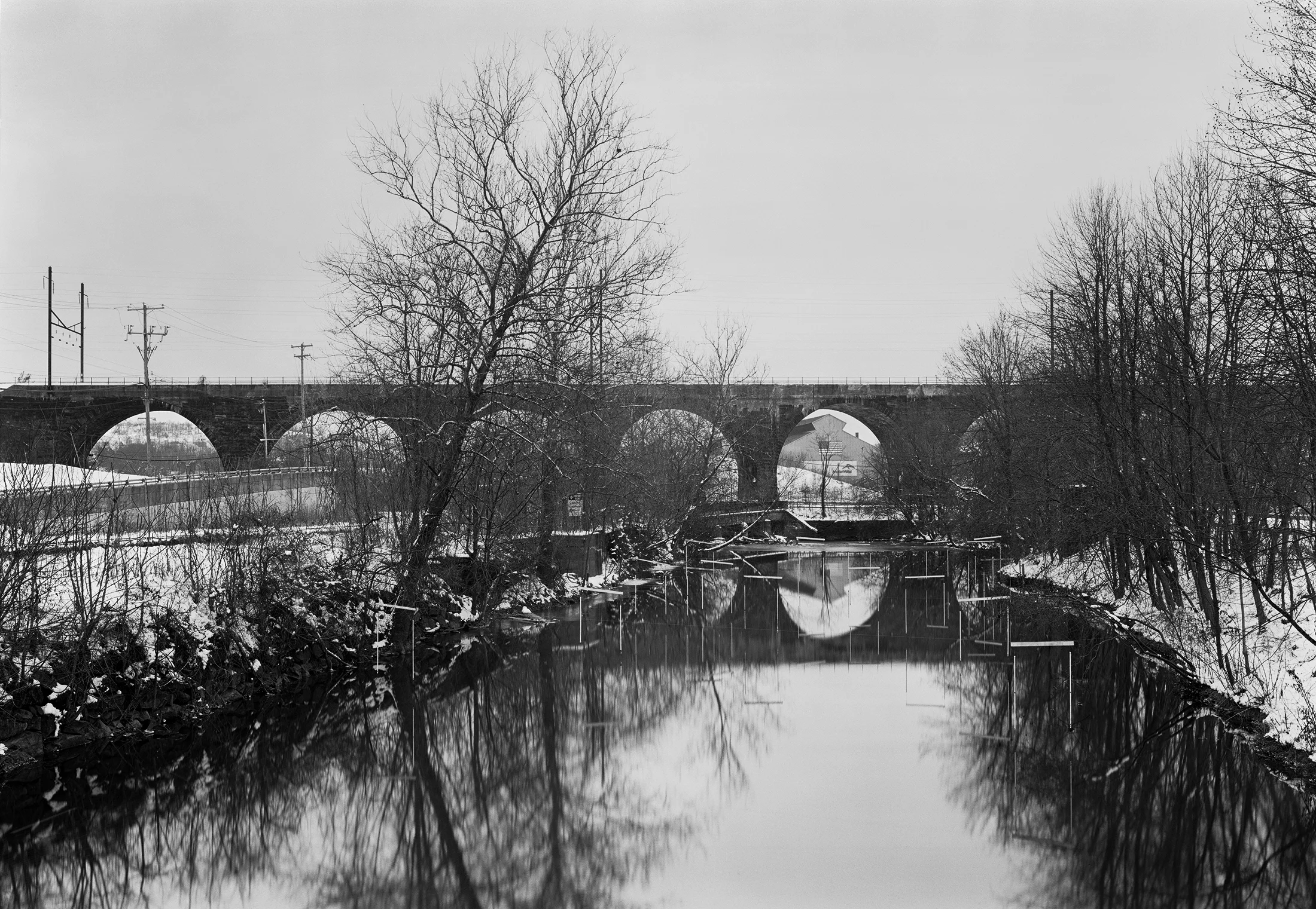 14. High Bridge crossing the Brandywine River, Coatesville, Pennsylvania.