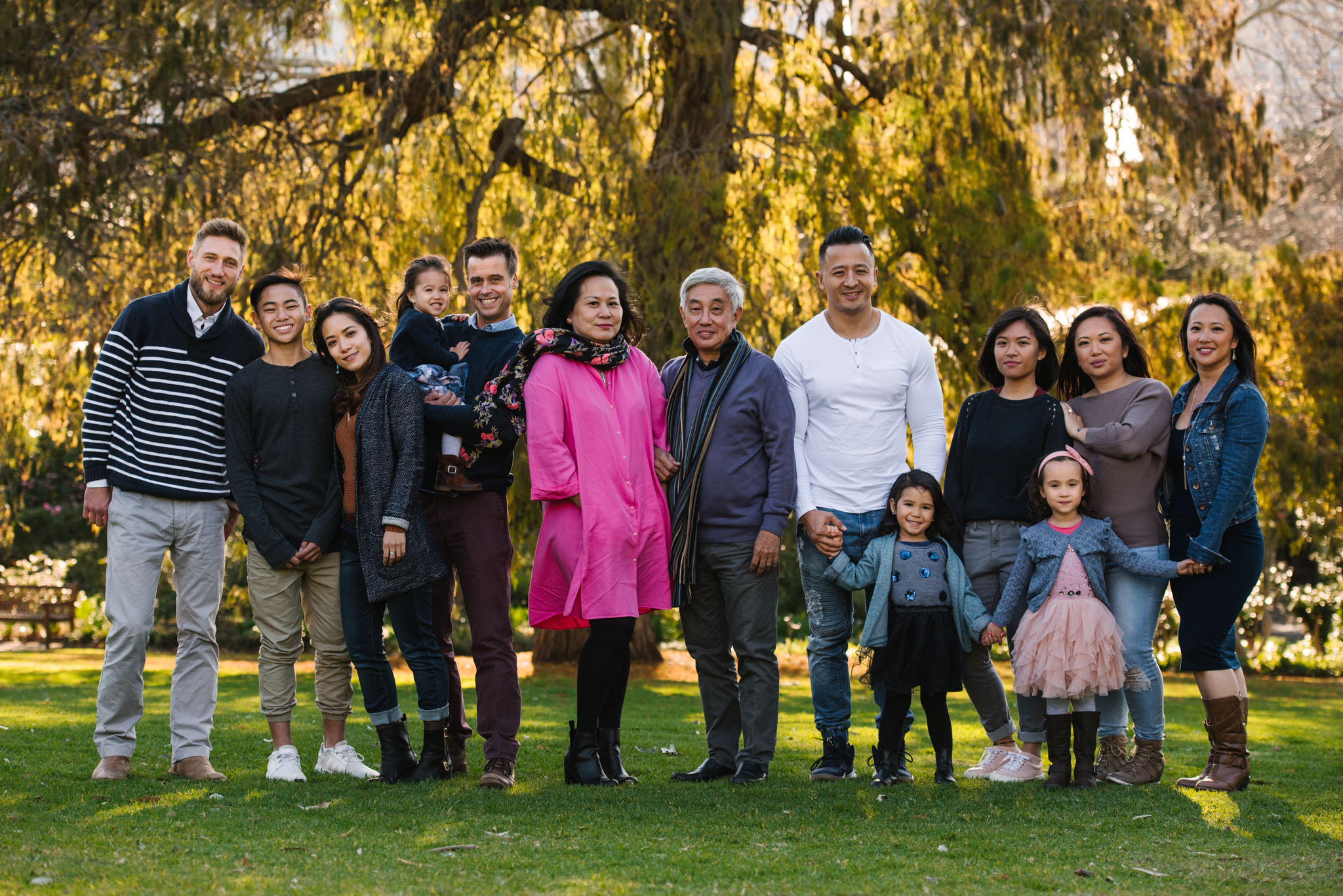 Large family photograph Royal Botanic Gardens
