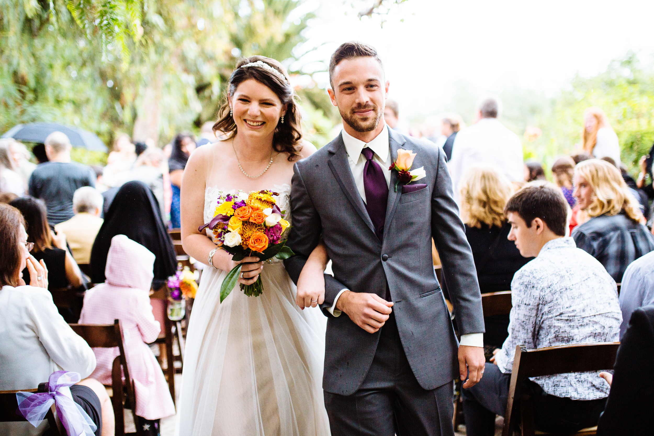 This image was processed using VSCO's Fuji Astia 100F film emulation. Notice the gorgeous greens in the foliage behind the couple. 