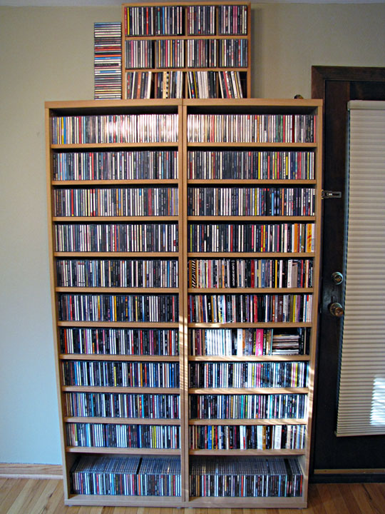 And CD towers? When I was first dating Torrance in the late ‘90’s, he had one.
