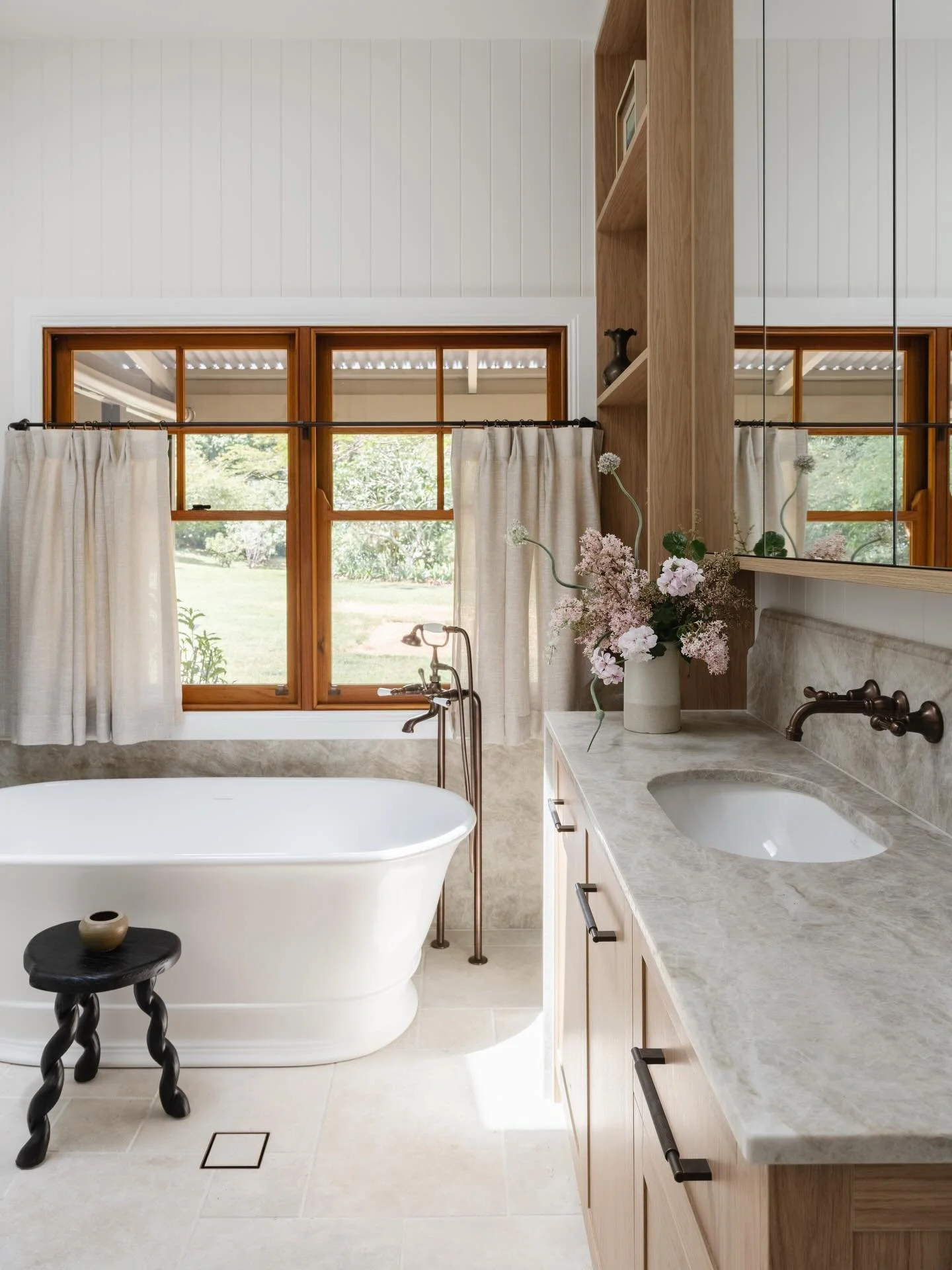 COTTAGE BATHROOM&hellip;.. I think this image is a favourite of our Mons Cottage 😍

When your client has such a beautiful sense of style and a clear vision of how they want the space to look &amp; feel the design work flows easily. I also love captu