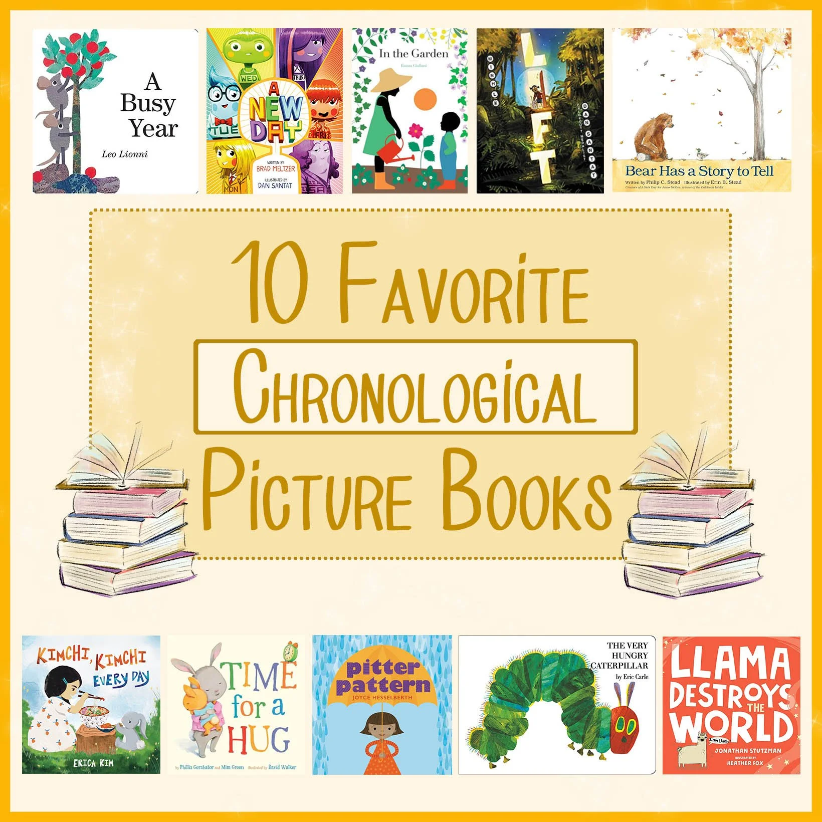 Stefanie Hohl - Blog - 10 Favorite Chronological Picture Books