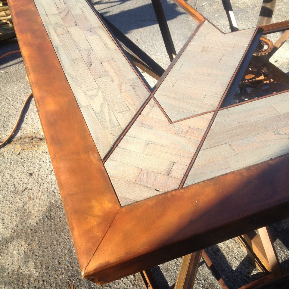 Custom oil finishes hourglass table Coastal 101.jpg