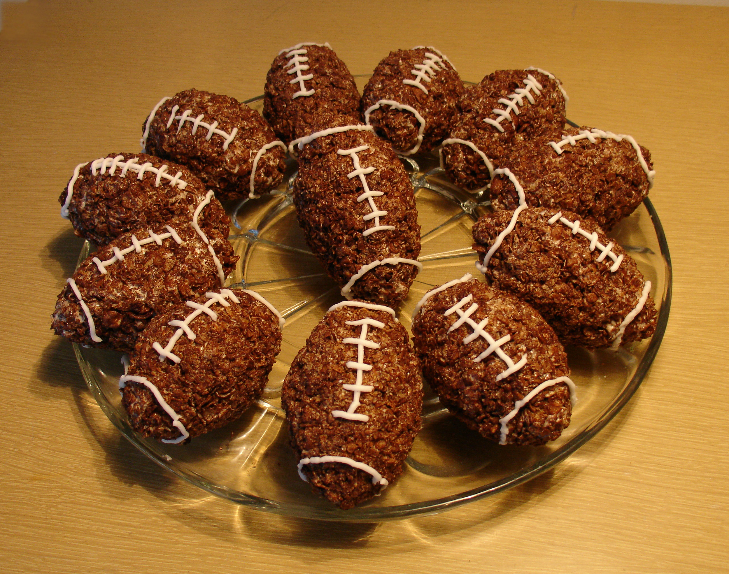 Ty has his snacks ready for the big game.