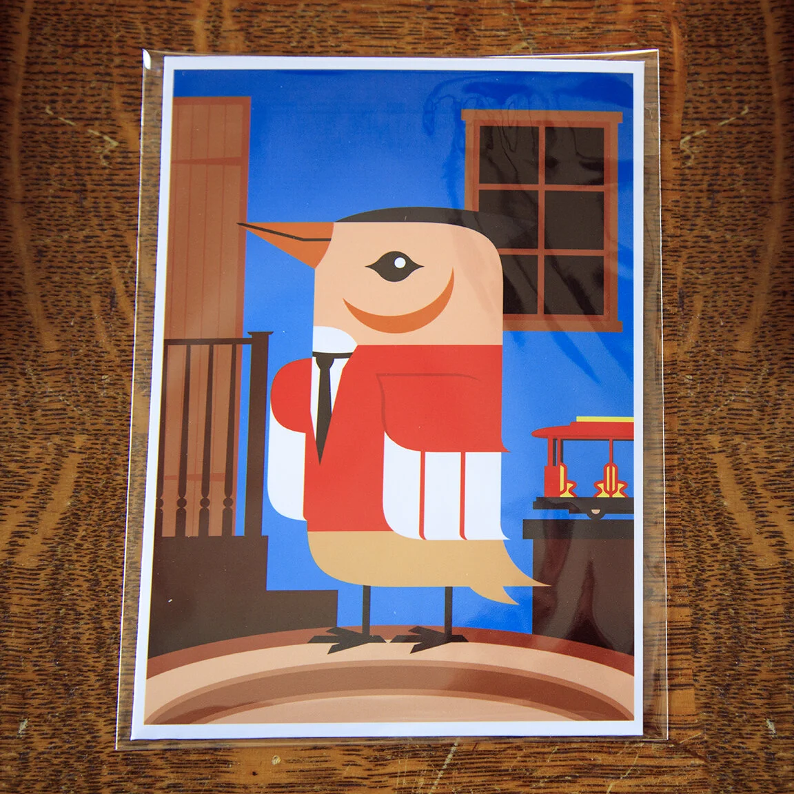 Topical Bird Print - Signed