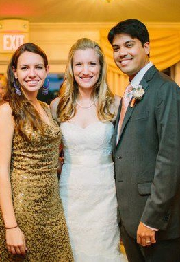 Devree, Elizabeth, and Justin at Elizabeth and Justin's wedding Photo by Love by Serena