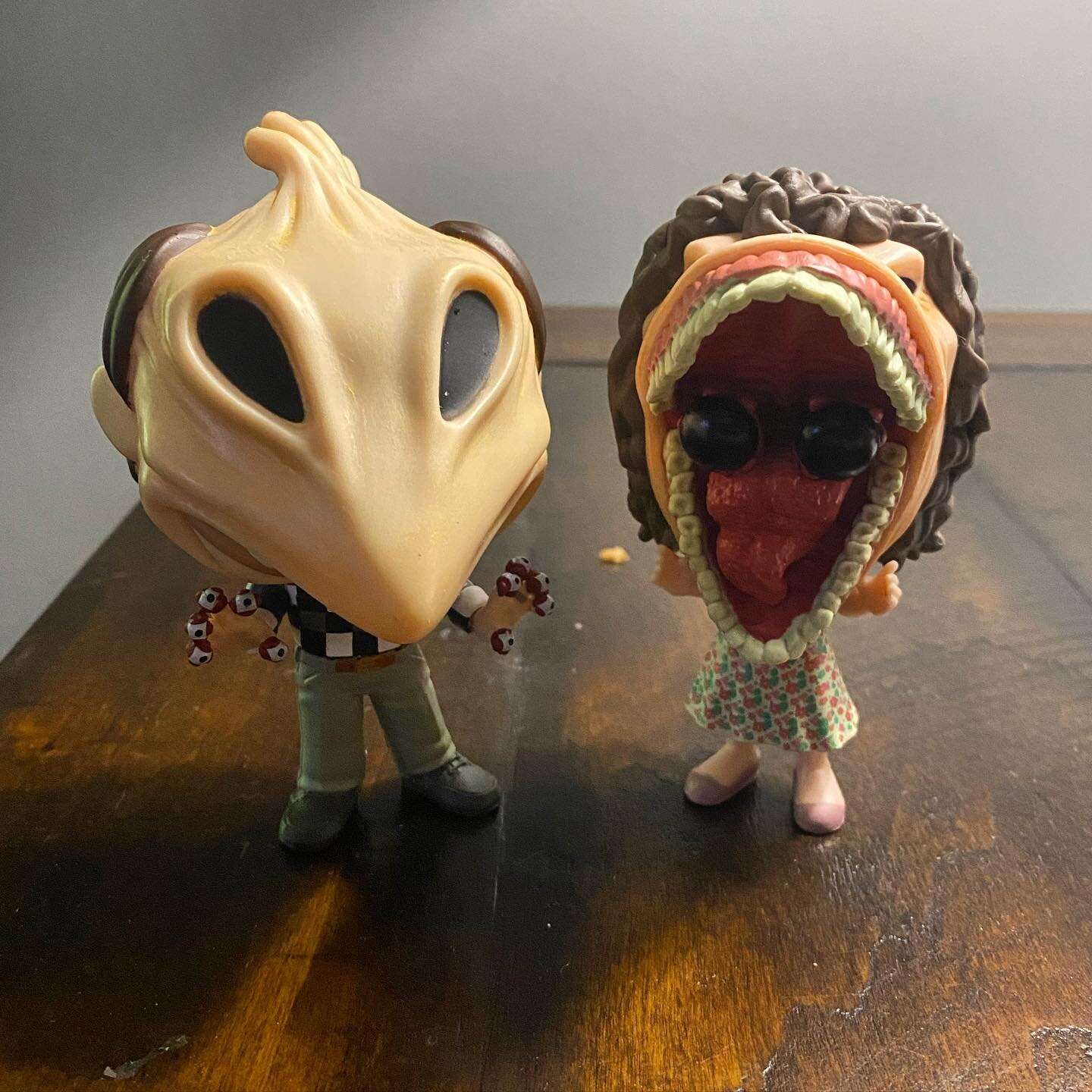 I preordered these to put at my work desk in February, I think. #wompwomp #beetlejuice #funkopop