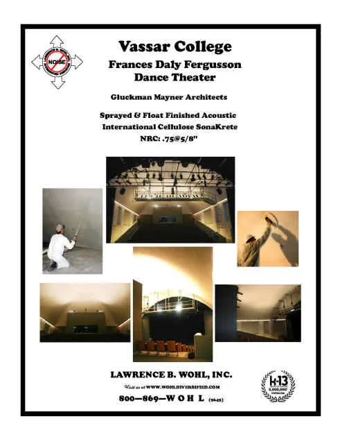 Vassar College Frances Daly Fergusson Dance Theater