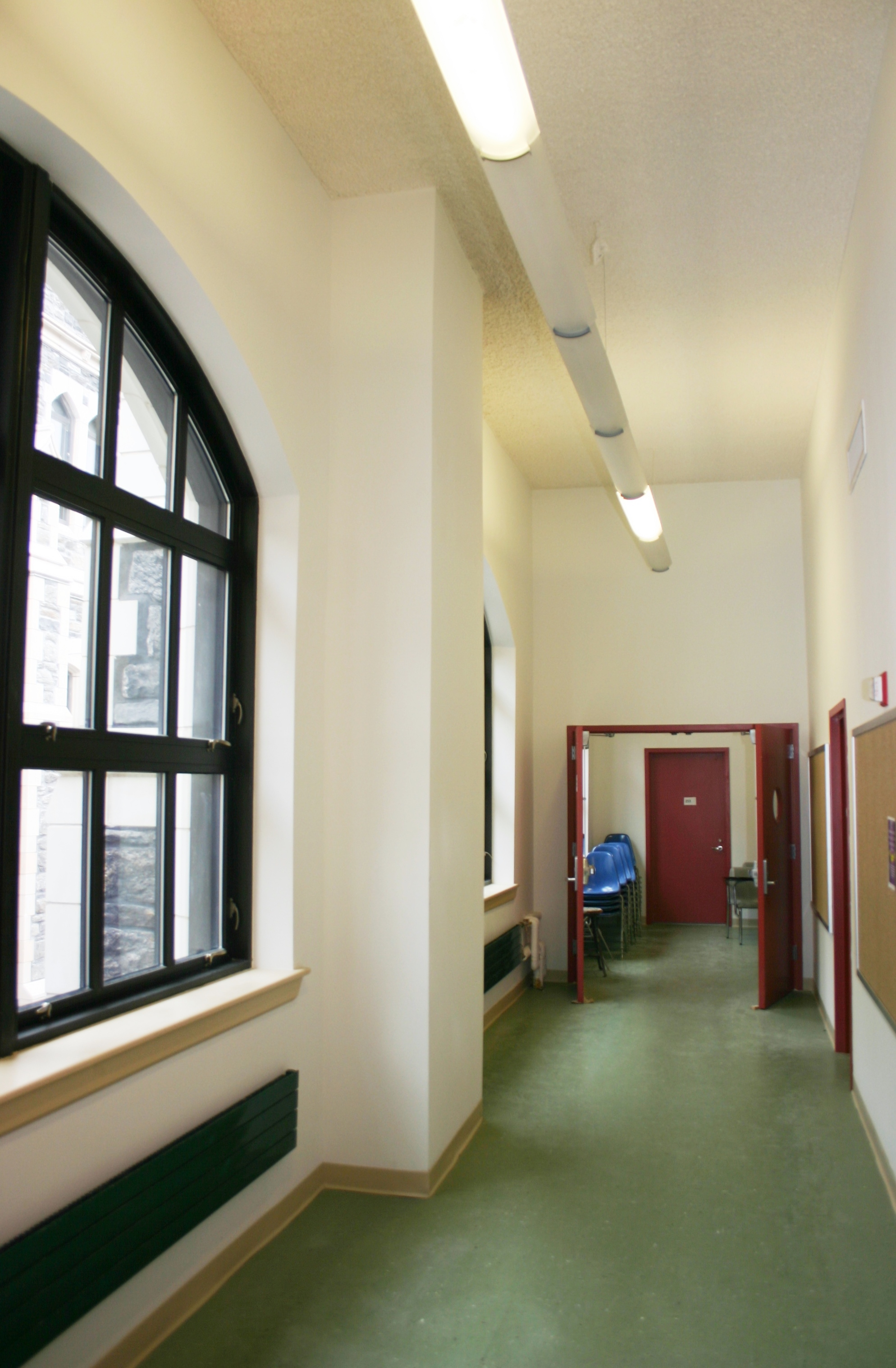 The City College of New York Hallway Reno (after)