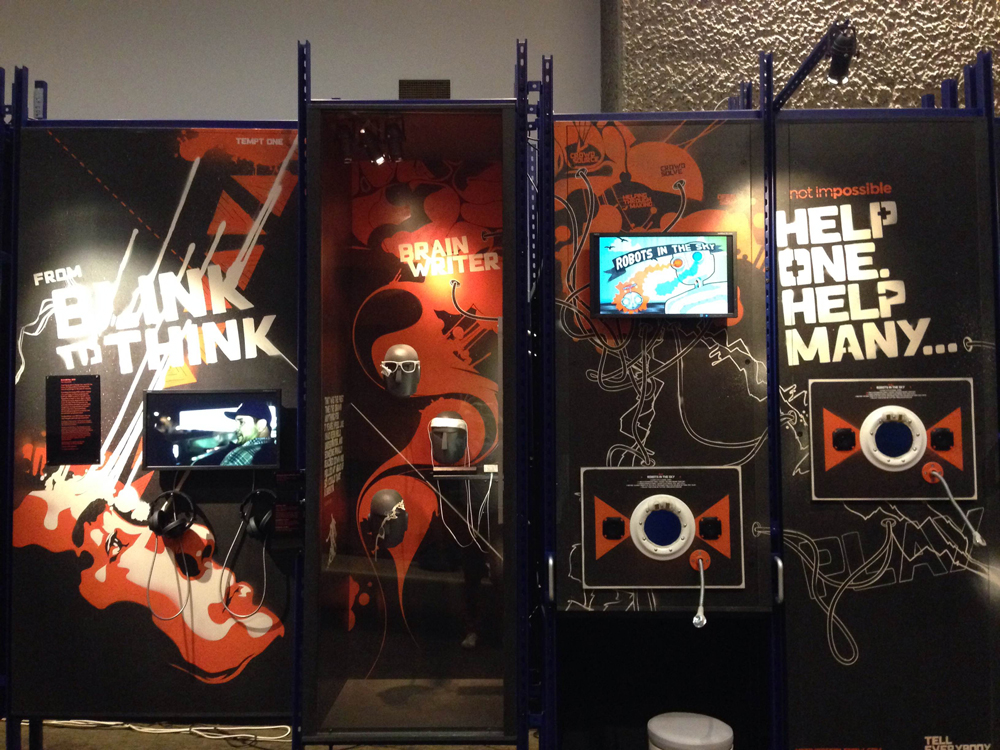 The design of the installation was designed by the brillian t Paul Freeth .