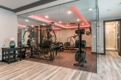 LOWER LEVEL WORKOUT AREA