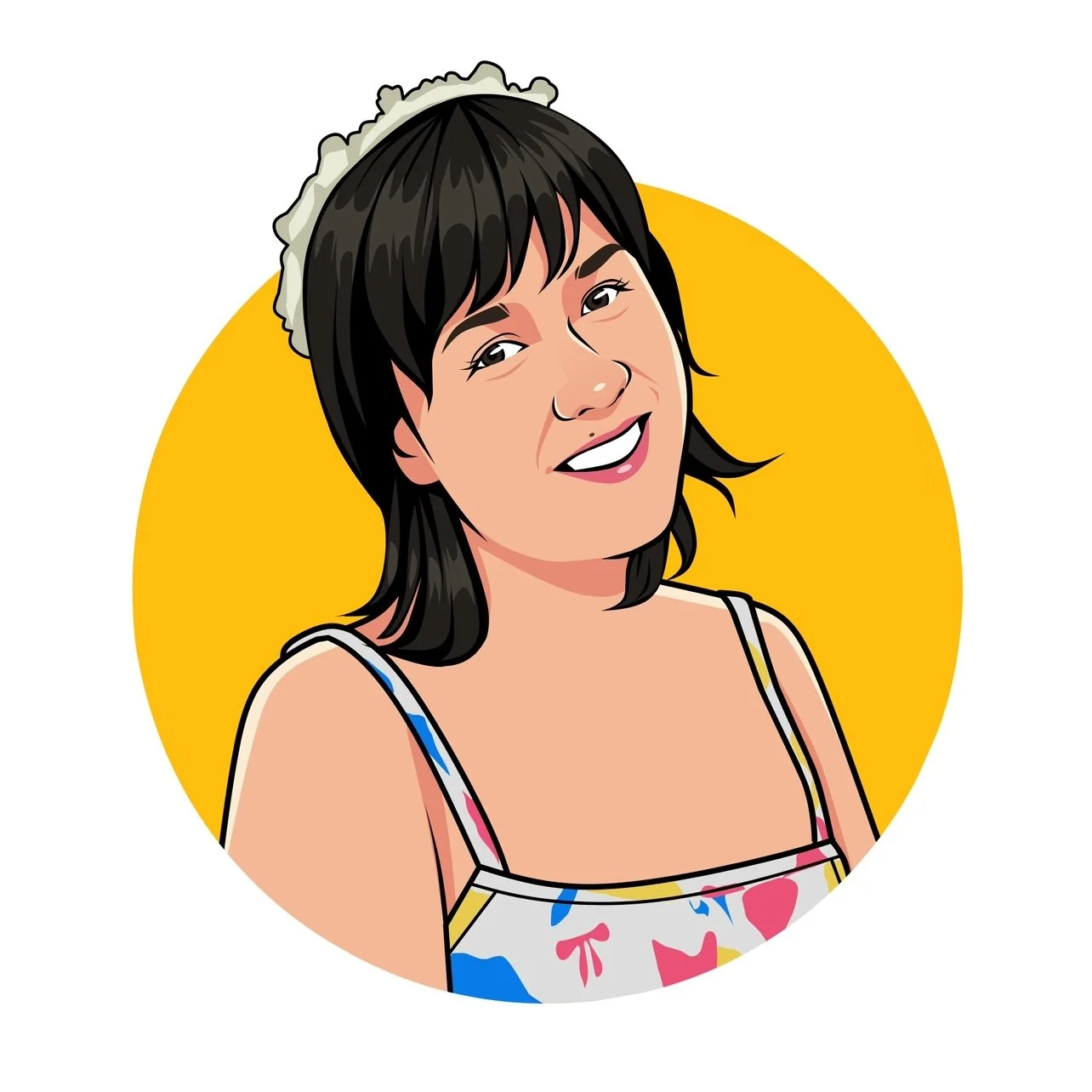 An illustration of Stephanie Jennifer