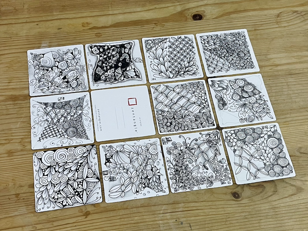 Introduction to the Zentangle Drawing Method w/ art-therapist Ann